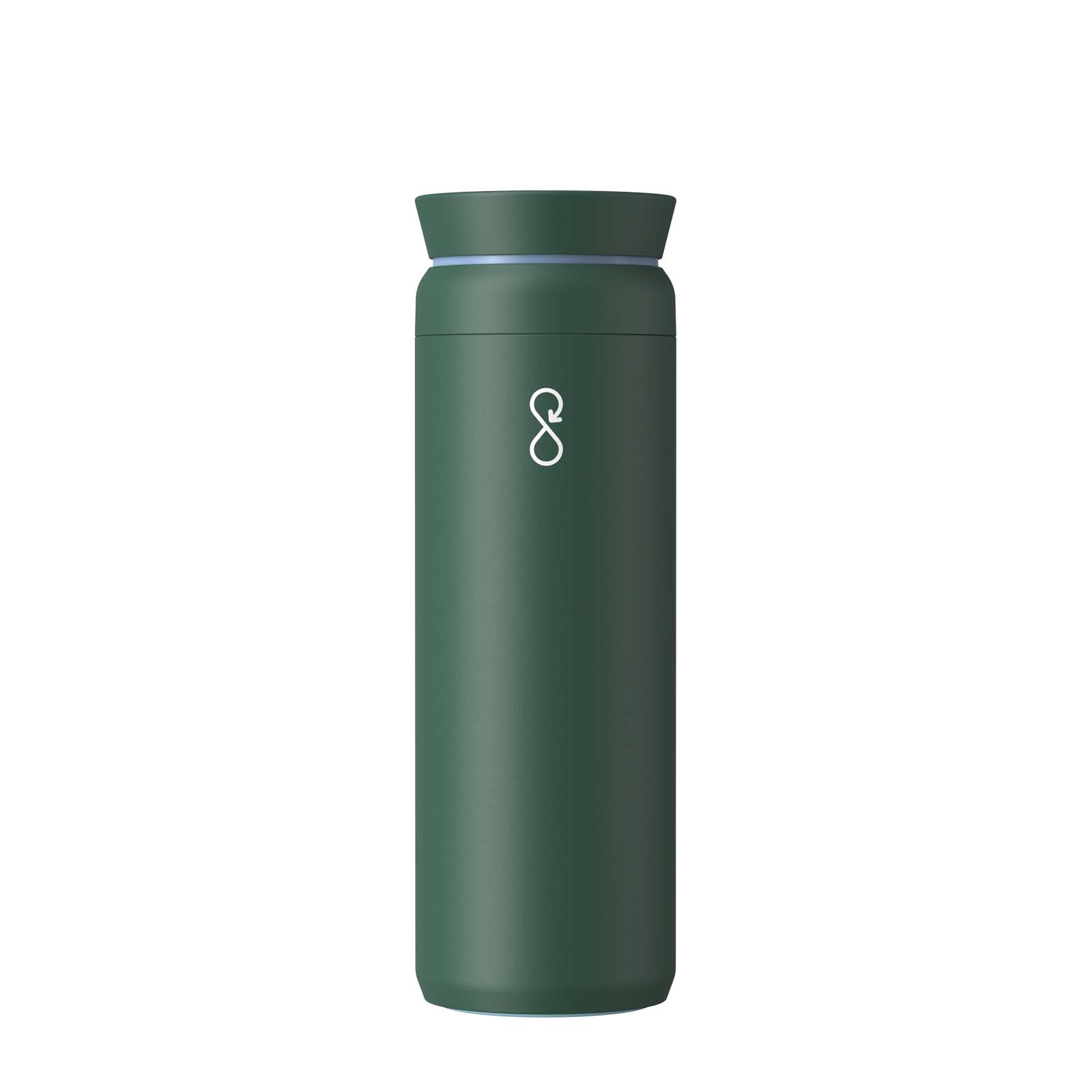 Mugs isothermes publicitaires - Gobelet en acier inoxydable recyclé Ocean Bottle Peak Brew 590 ml