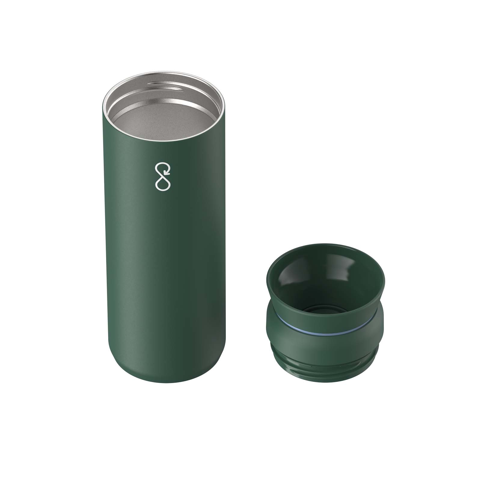 Mugs isothermes publicitaires - Gobelet en acier inoxydable recyclé Ocean Bottle Peak Brew 590 ml - 2