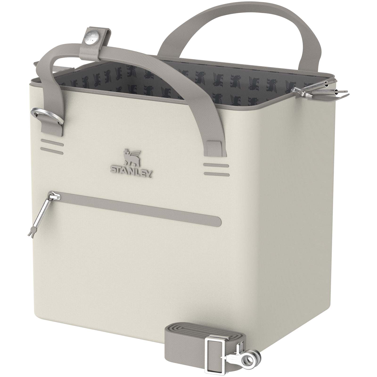 Sacs isothermes publicitaires - Stanley The All-Day Julienne 10 cannettes: mini-sac isotherme en aluminium recyclé  - 3