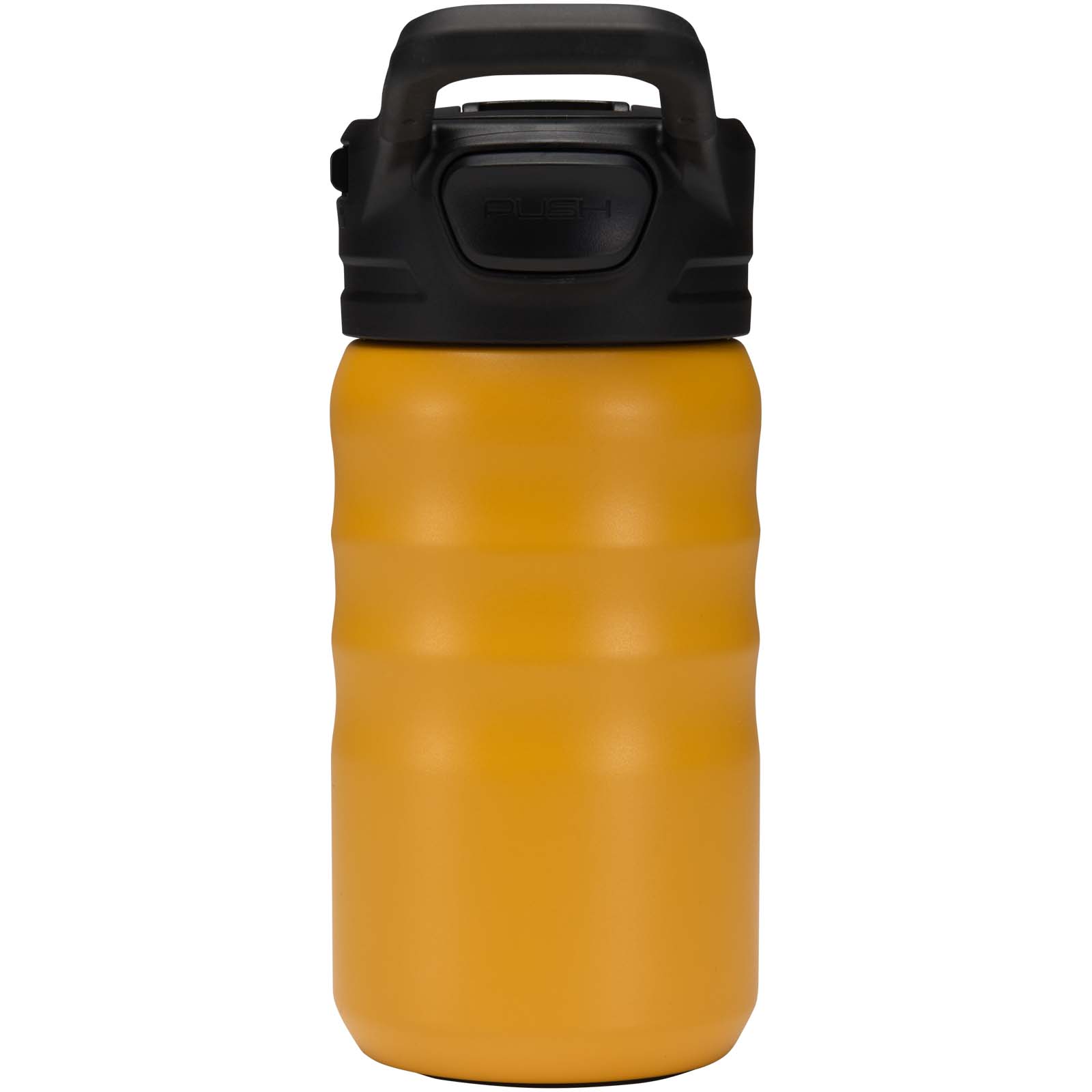 Bouteilles de sport publicitaires - Gourde de sport Knox 350 ml en acier inoxydable à double paroi recyclé RCS avec paille rabattable - 2