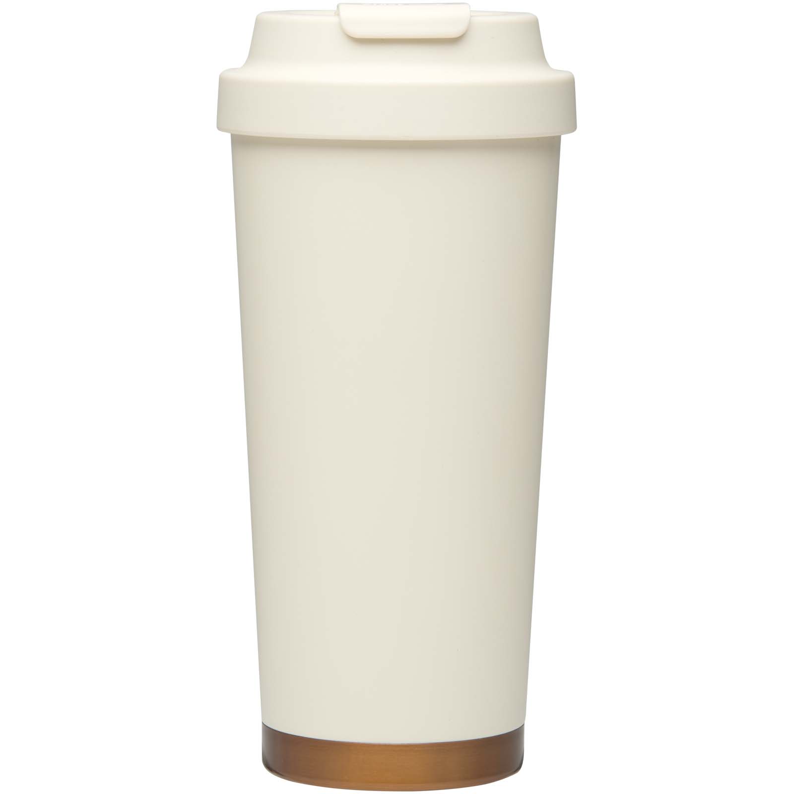 Mugs isothermes publicitaires - Gobelet isotherme à double paroi en acier inoxydable recyclé RCS Hampton, 480 ml - 1