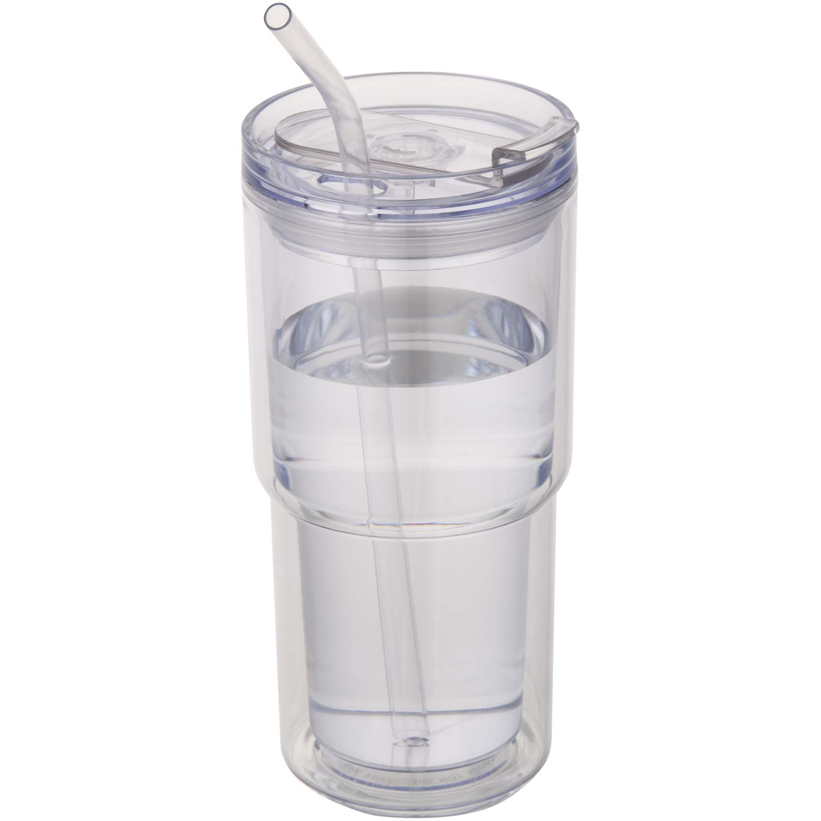 Mugs pour voyager publicitaires - Gobelet en plastique à double paroi Archer de 480 ml