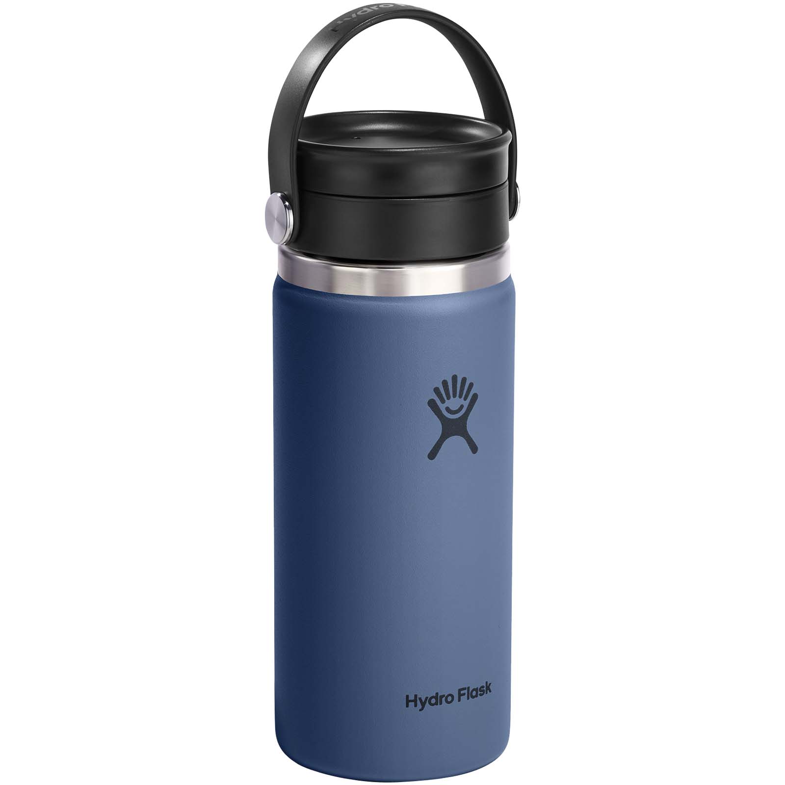 Mugs isothermes publicitaires - Gobelet isotherme en acier inoxydable Hydro Flask à large goulot de 473 ml, avec couvercle Flex Sip™