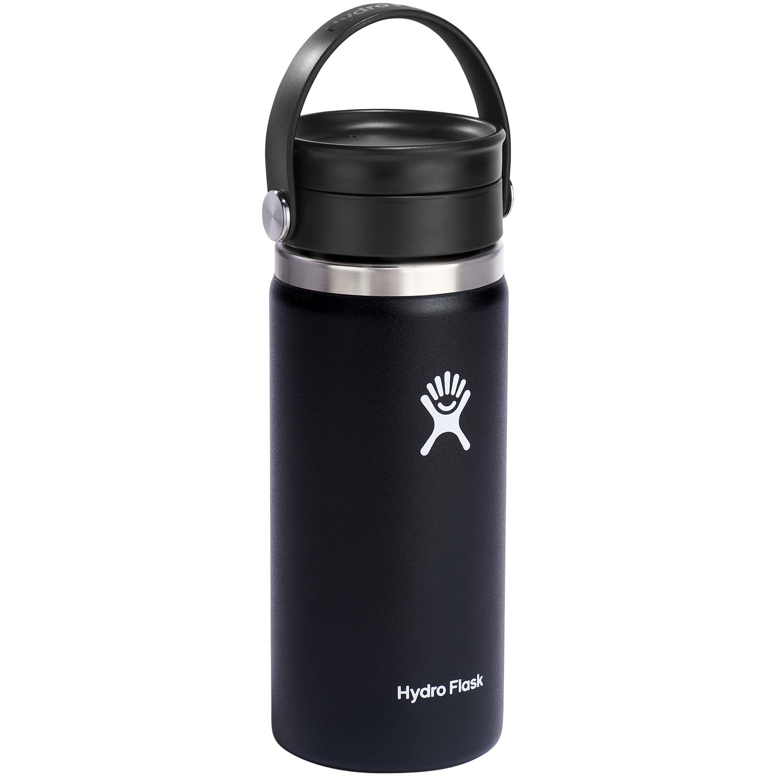 Mugs isothermes publicitaires - Gobelet isotherme en acier inoxydable Hydro Flask à large goulot de 473 ml, avec couvercle Flex Sip™