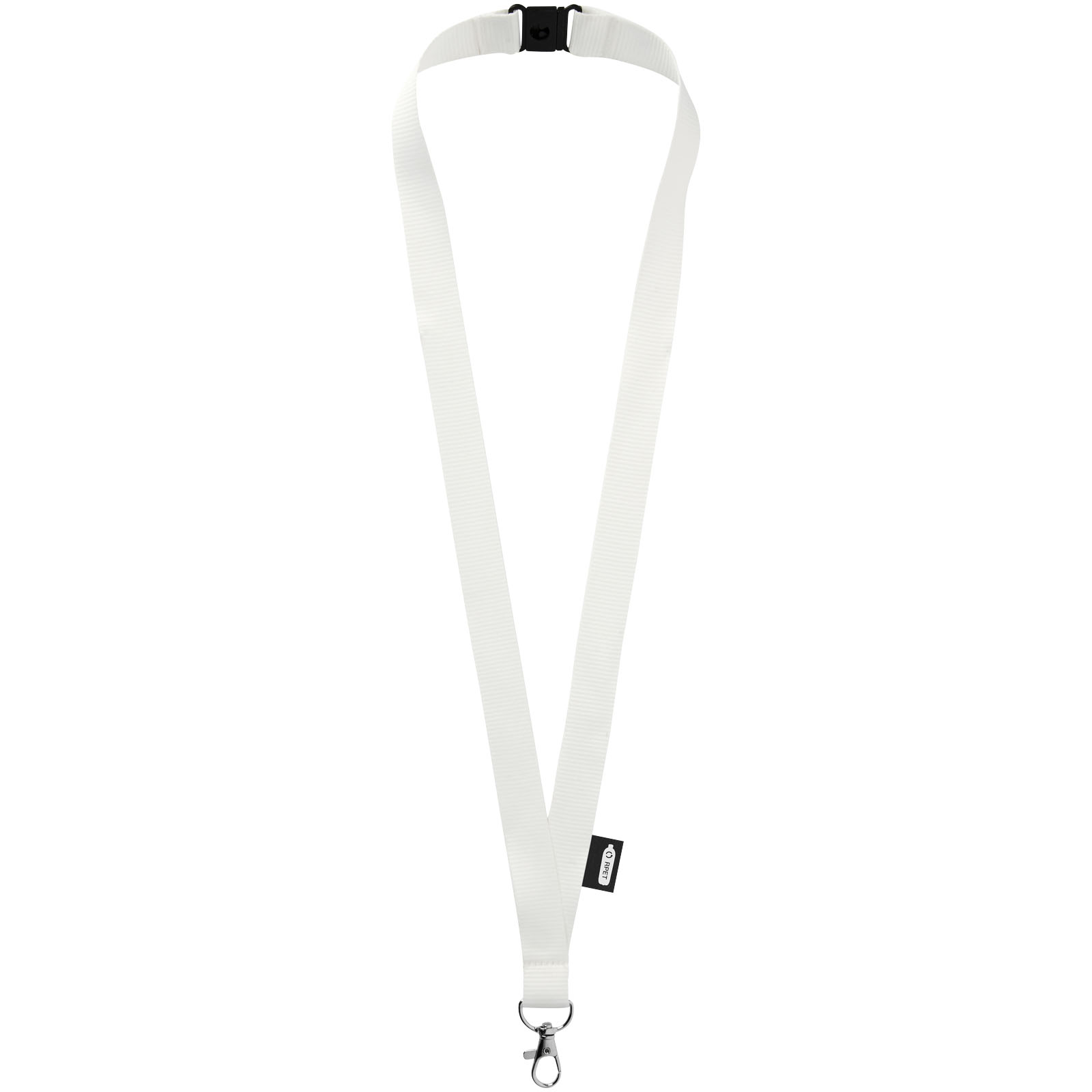 Giveaways - Tom recycled PET lanyard with breakaway closure