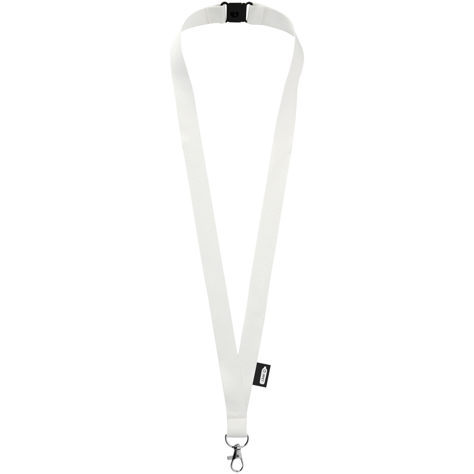 Advertising Lanyards - Tom recycled PET lanyard with breakaway closure - 0