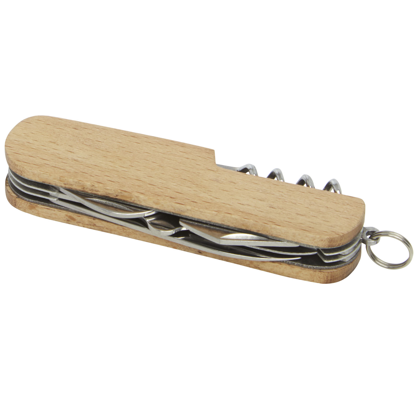 Multi-outils publicitaires - Couteau de poche Richard en bois à 7 fonctions - 4