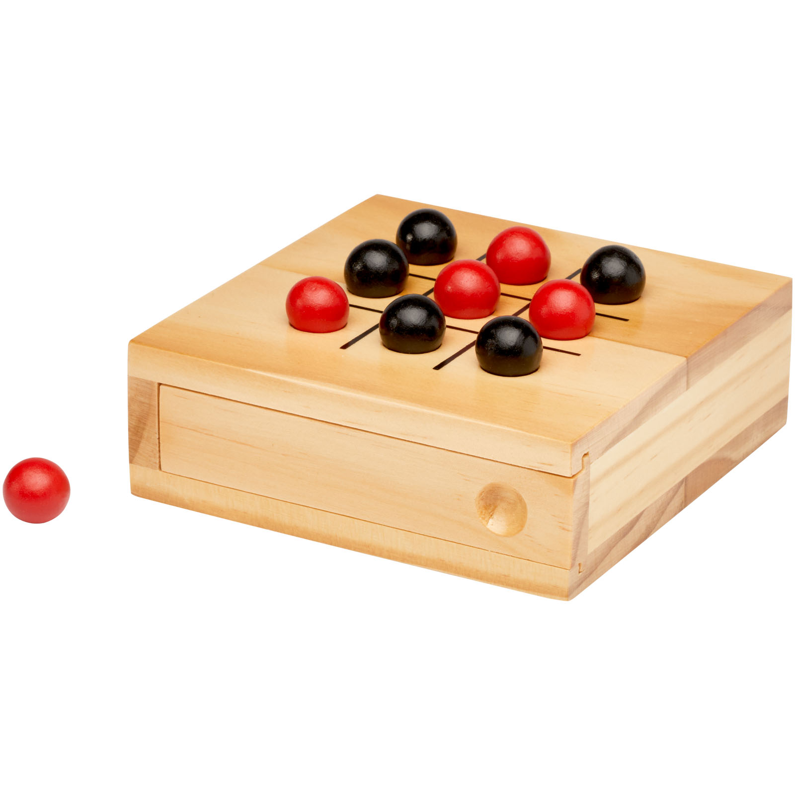 Indoor Games - Strobus wooden tic-tac-toe game