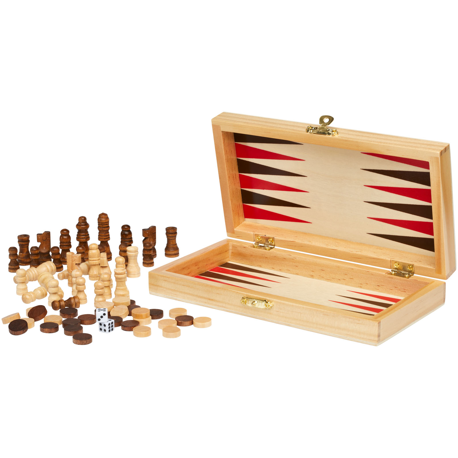 Indoor Games - Mugo 3-in-1 wooden game set