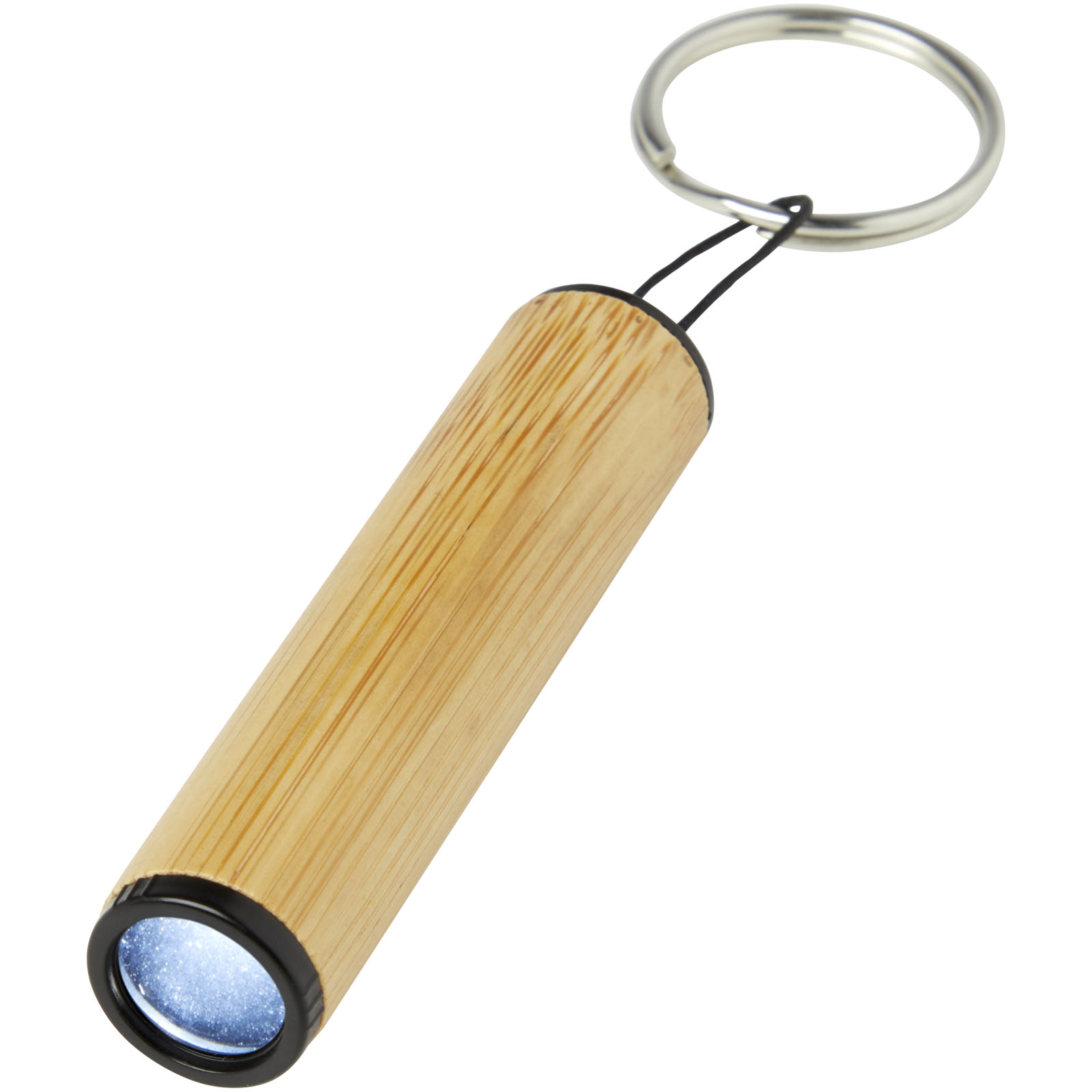 Advertising Lamps - Cane bamboo key ring with light - 2