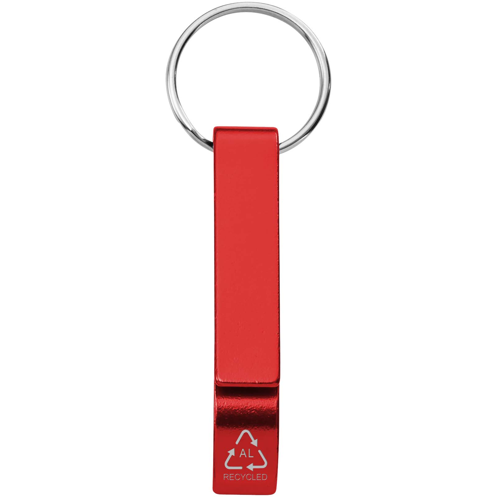 Porte-clés publicitaires - Ouvre-bouteille et canette Tao en aluminium recyclé certifié RCS avec porte-clés  - 1