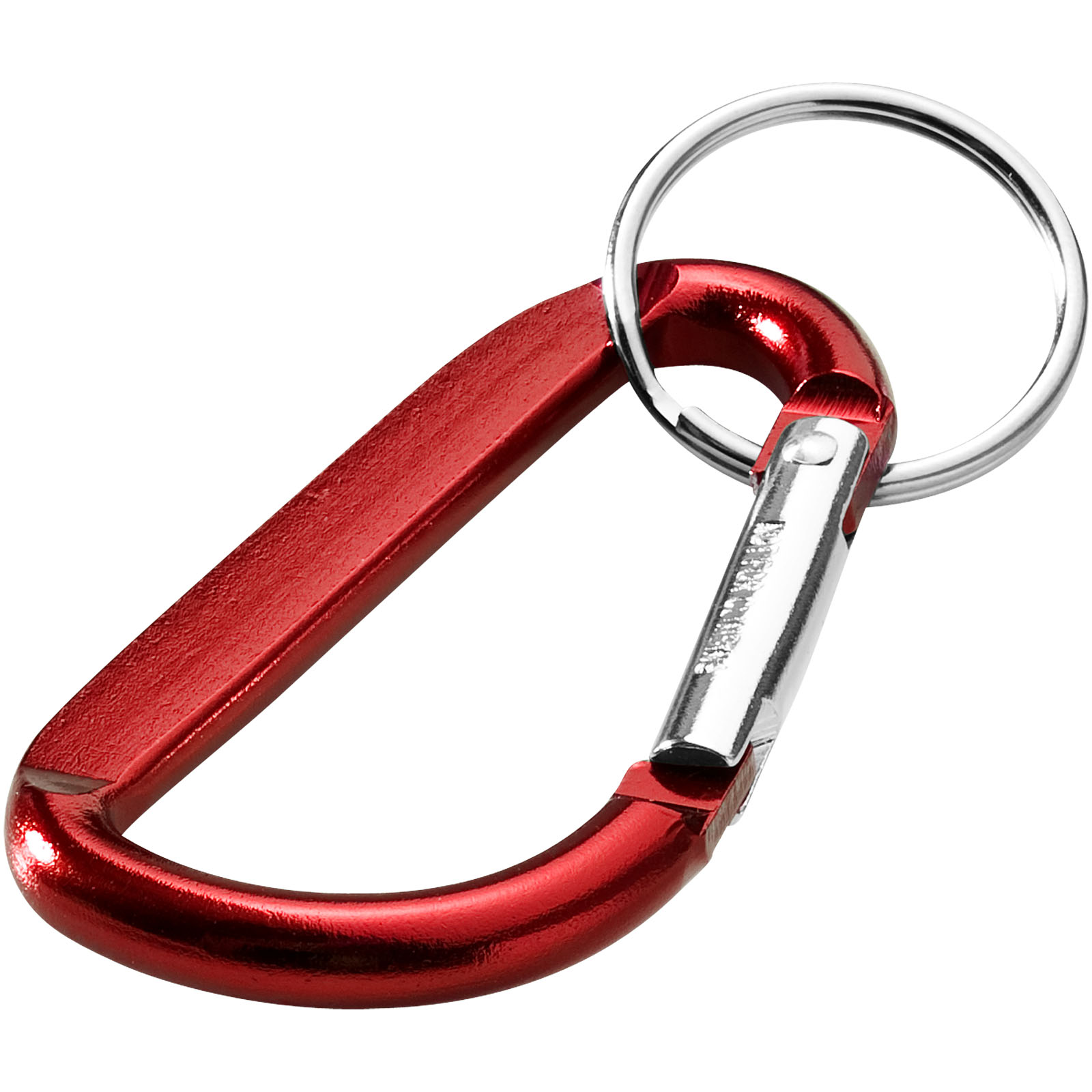 Advertising Keychains & Keyrings - Timor RCS recycled aluminium carabiner keychain - 0