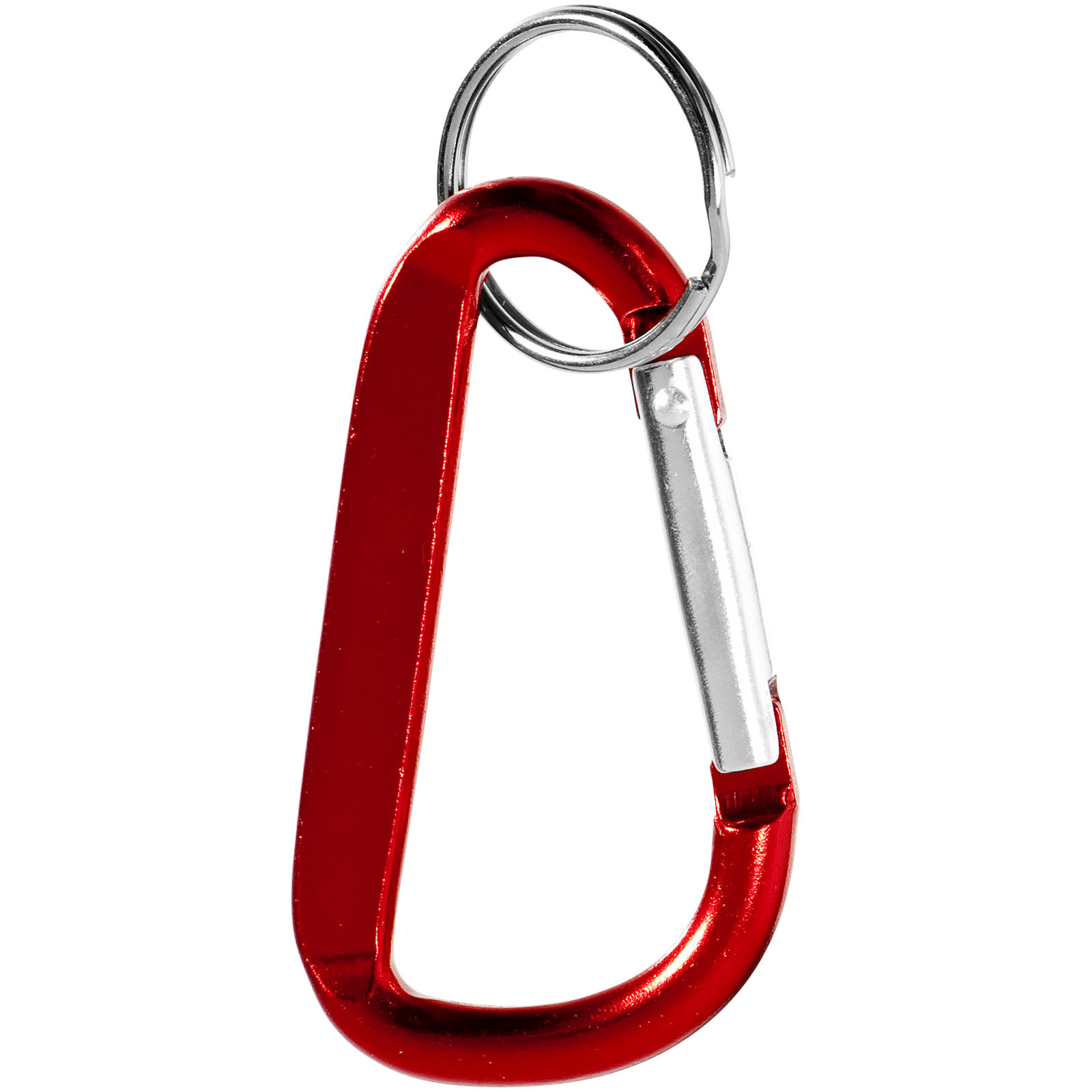 Advertising Keychains & Keyrings - Timor RCS recycled aluminium carabiner keychain - 1