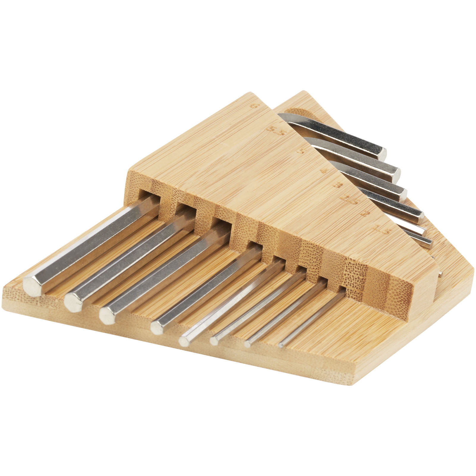 Sets d'outils - Trousse à outils Allen en bambou à clé hexagonale