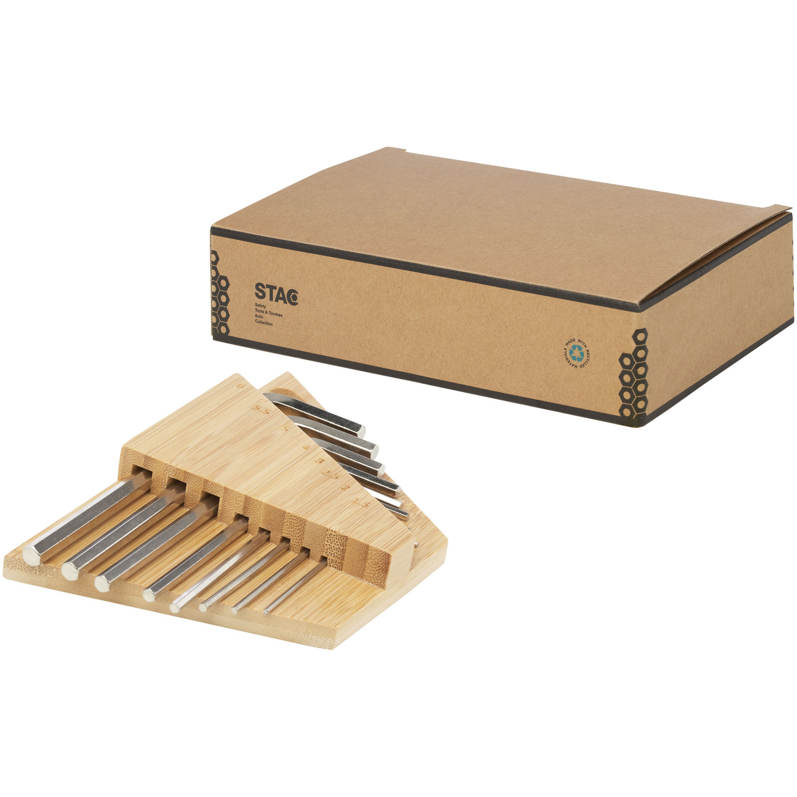Advertising Tool sets - Allen bamboo hex key tool set - 5
