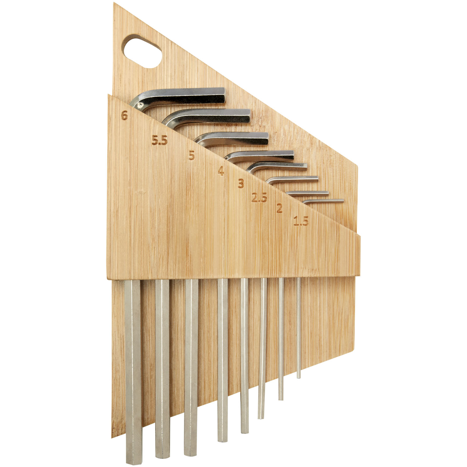 Advertising Tool sets - Allen bamboo hex key tool set - 2