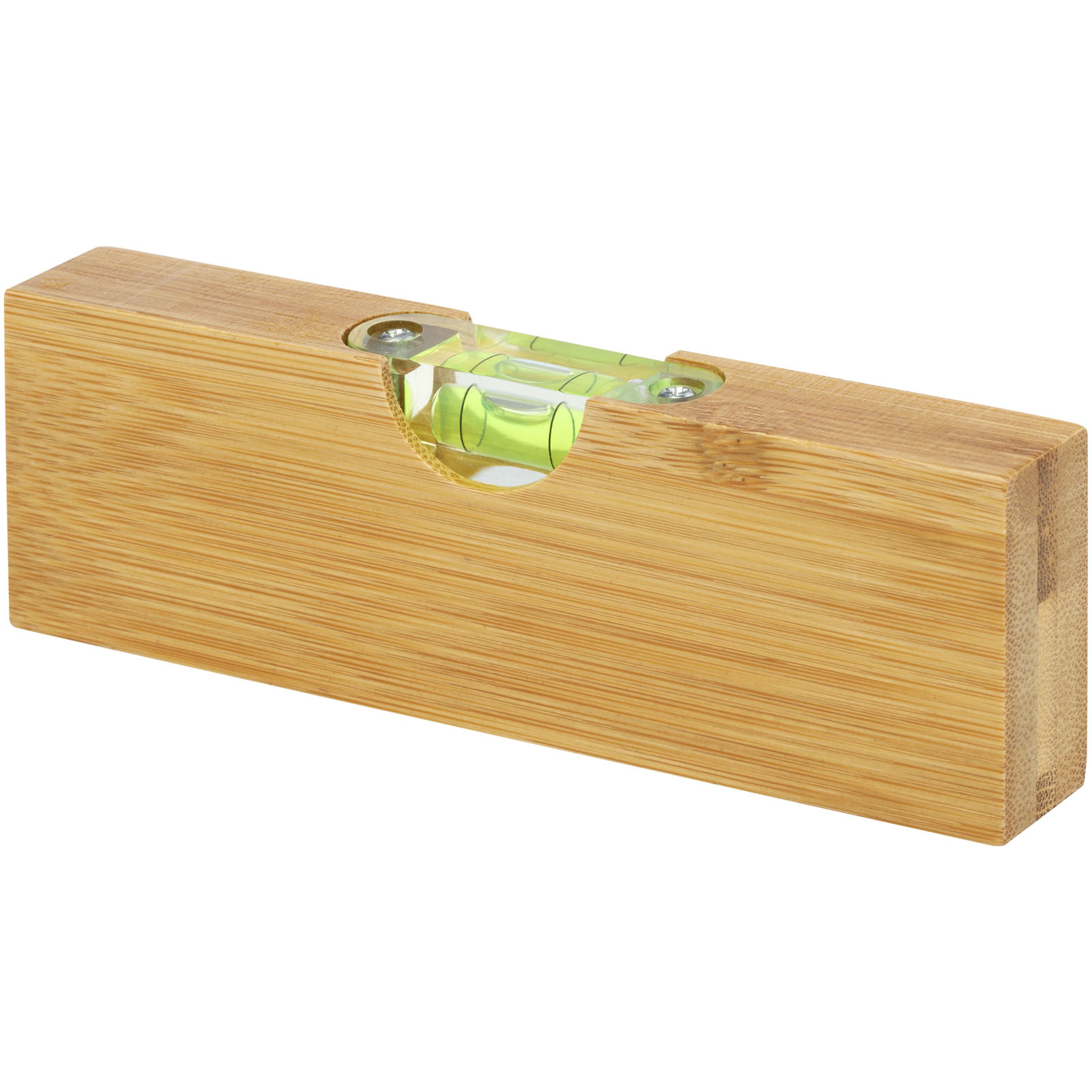 Advertising Tool sets - Flush bamboo spirit level with bottle opener