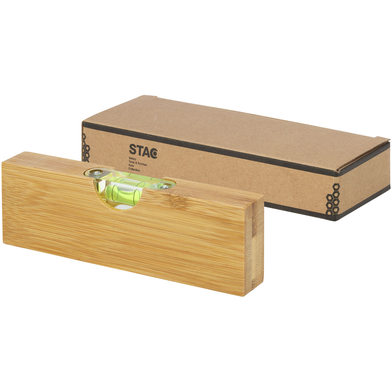 Advertising Tool sets - Flush bamboo spirit level with bottle opener - 4