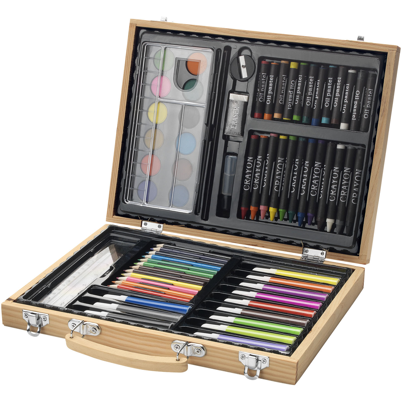 Pens & Writing - Rainbow 67-piece colouring set