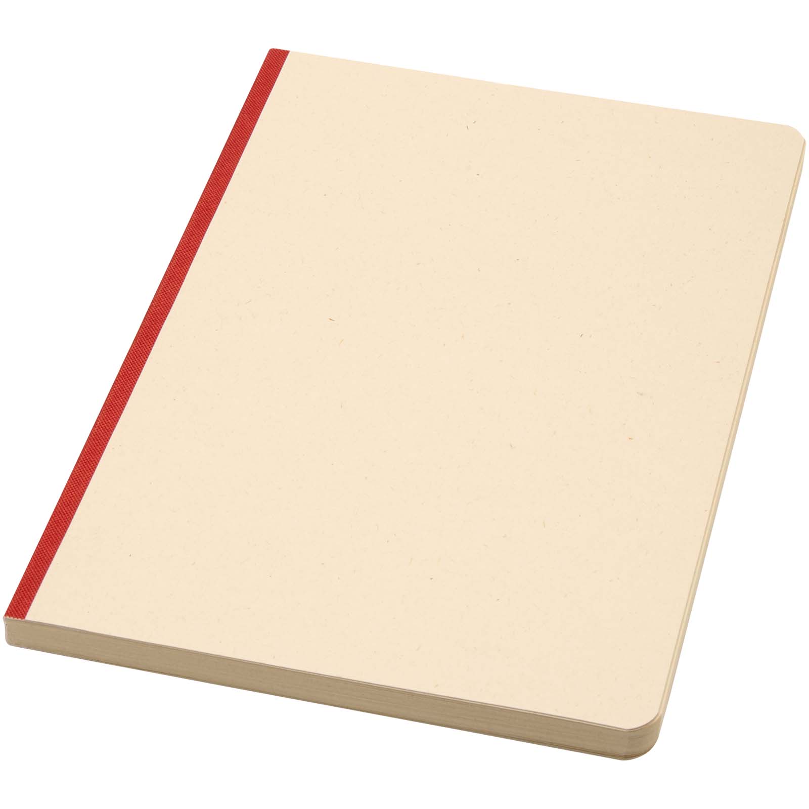 Bloc-notes couverture souple publicitaires - Carnet A5 Liliana à couverture souple en canne à sucre et RPET