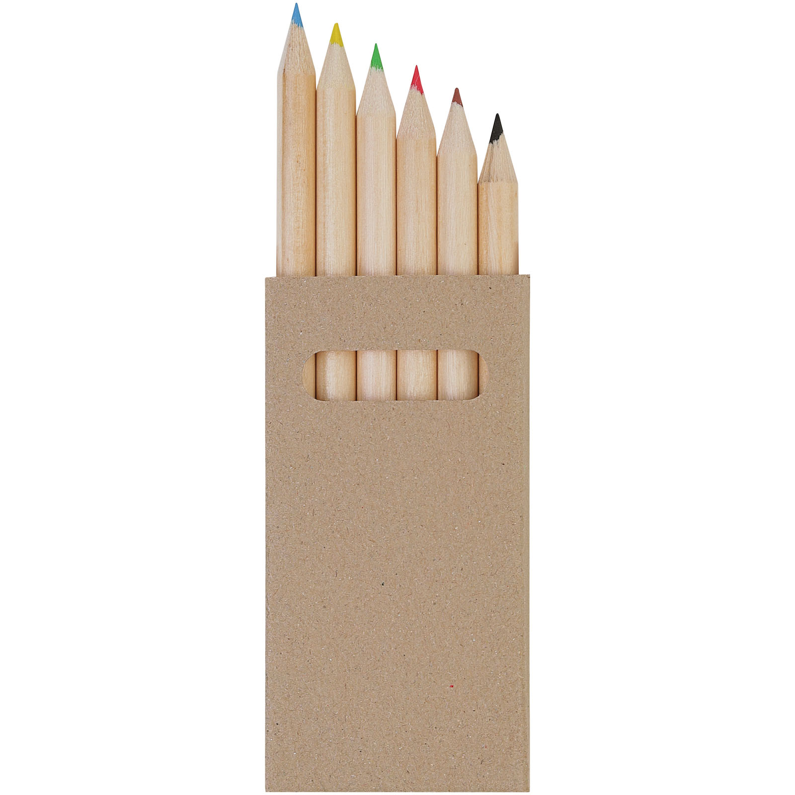 Advertising Colouring sets - Ayola 6-piece coloured pencil set - 2