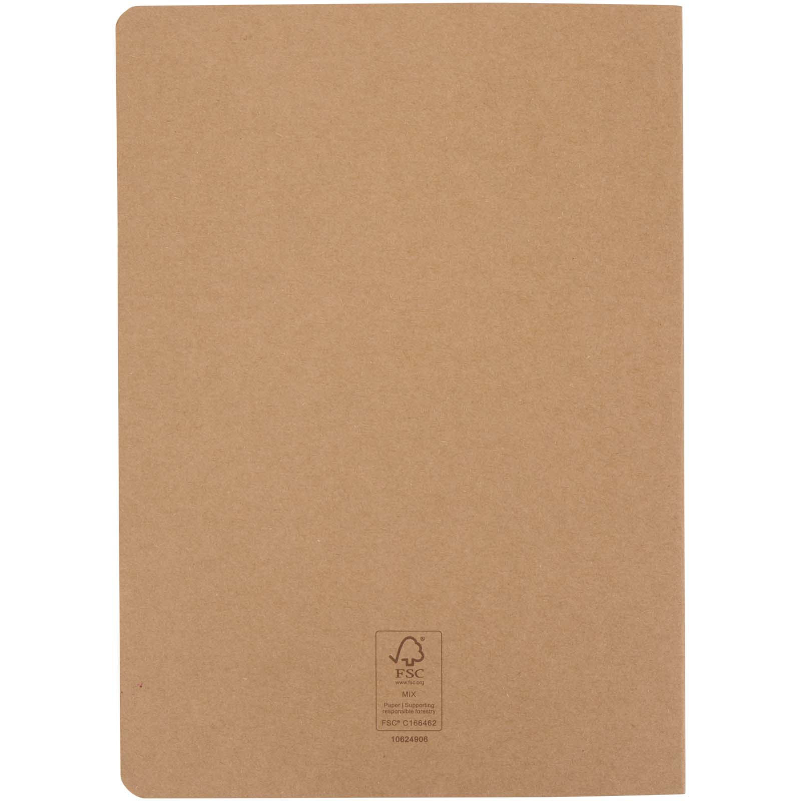 Bloc-notes couverture rigide publicitaires - Cahier A5 en kraft à pages pointillées Slyk - 2