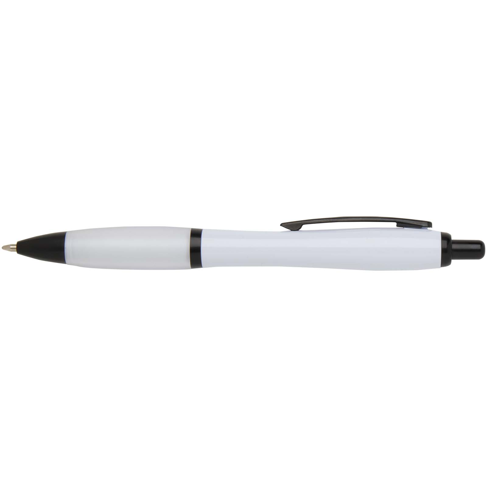 Advertising Ballpoint Pens - Nash recycled plastic ballpoint pen with black trims (black ink) - 1
