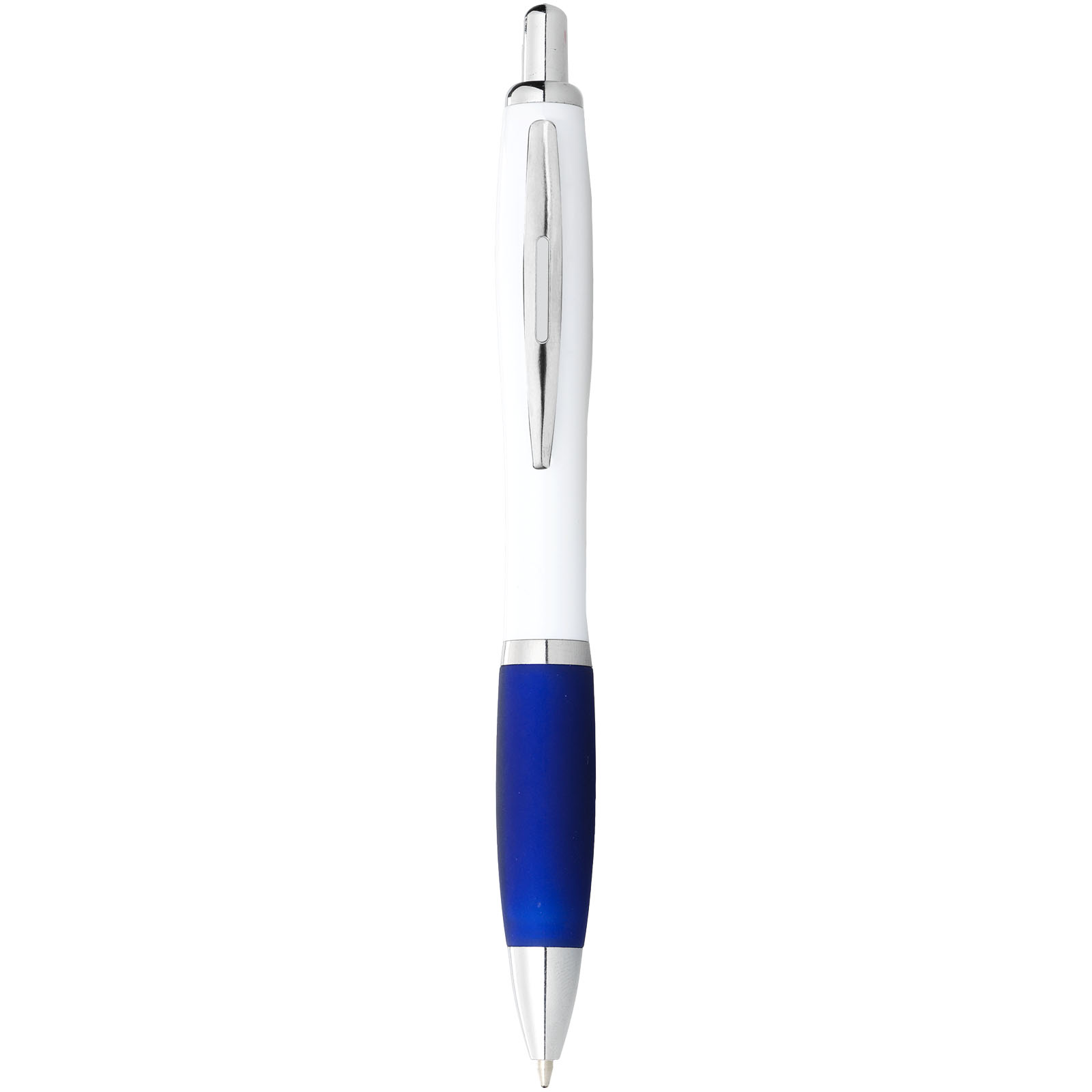 Stylos-bille - Stylo bille avec corps blanc et grip coloré Nash