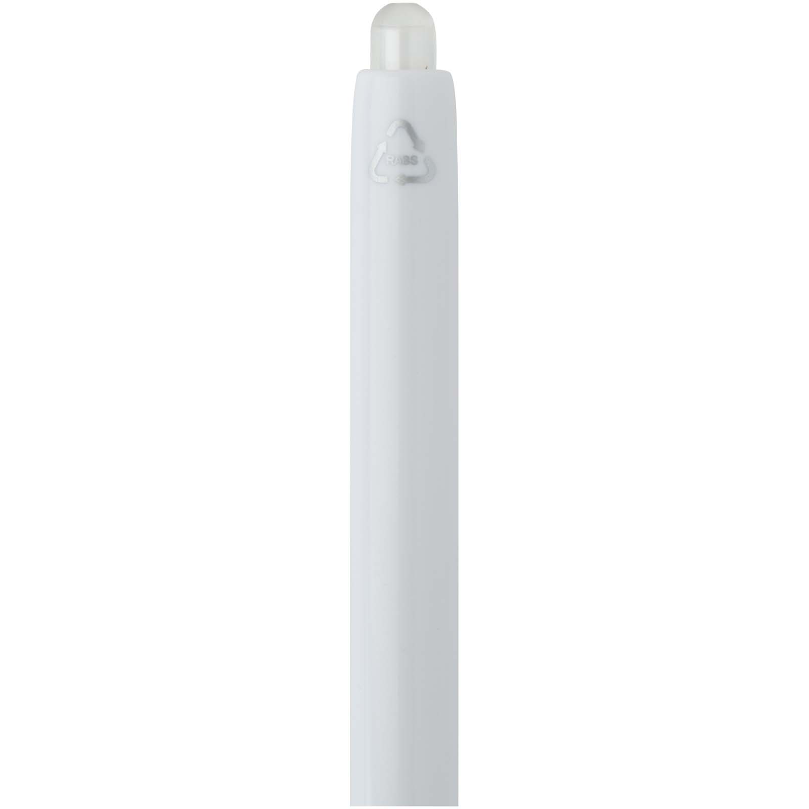 Stylos-bille publicitaires - Stylo bille Glen avec double injection recyclé RCS (encre bleue) - 2