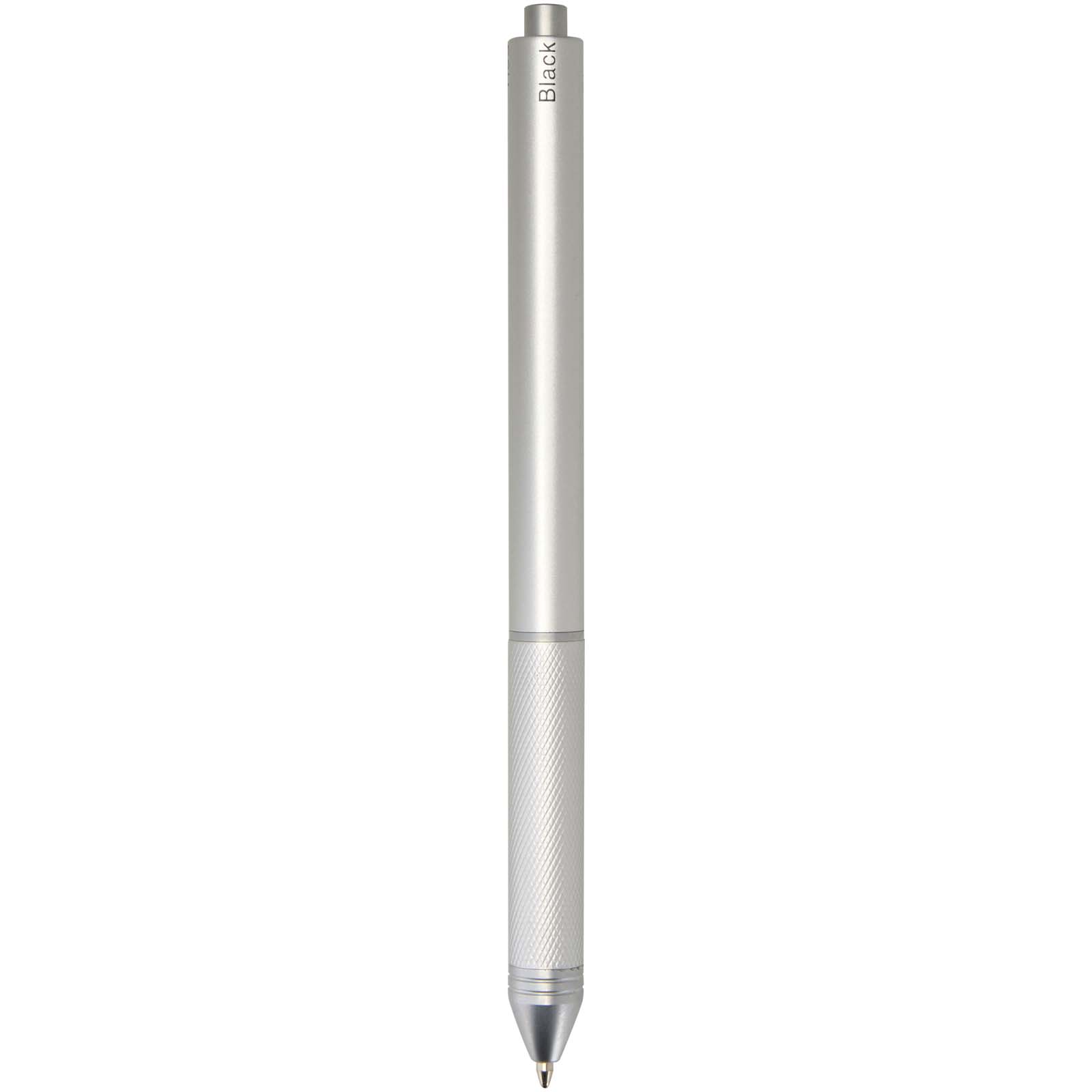 Stylos-bille publicitaires - Stylo à bille 4 en 1 RCS Tine en acier inoxydable recyclé - 2