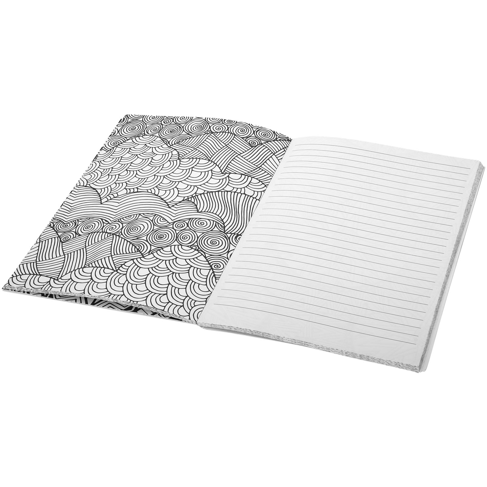 Notebooks & Desk Essentials - Doodle colouring notebook