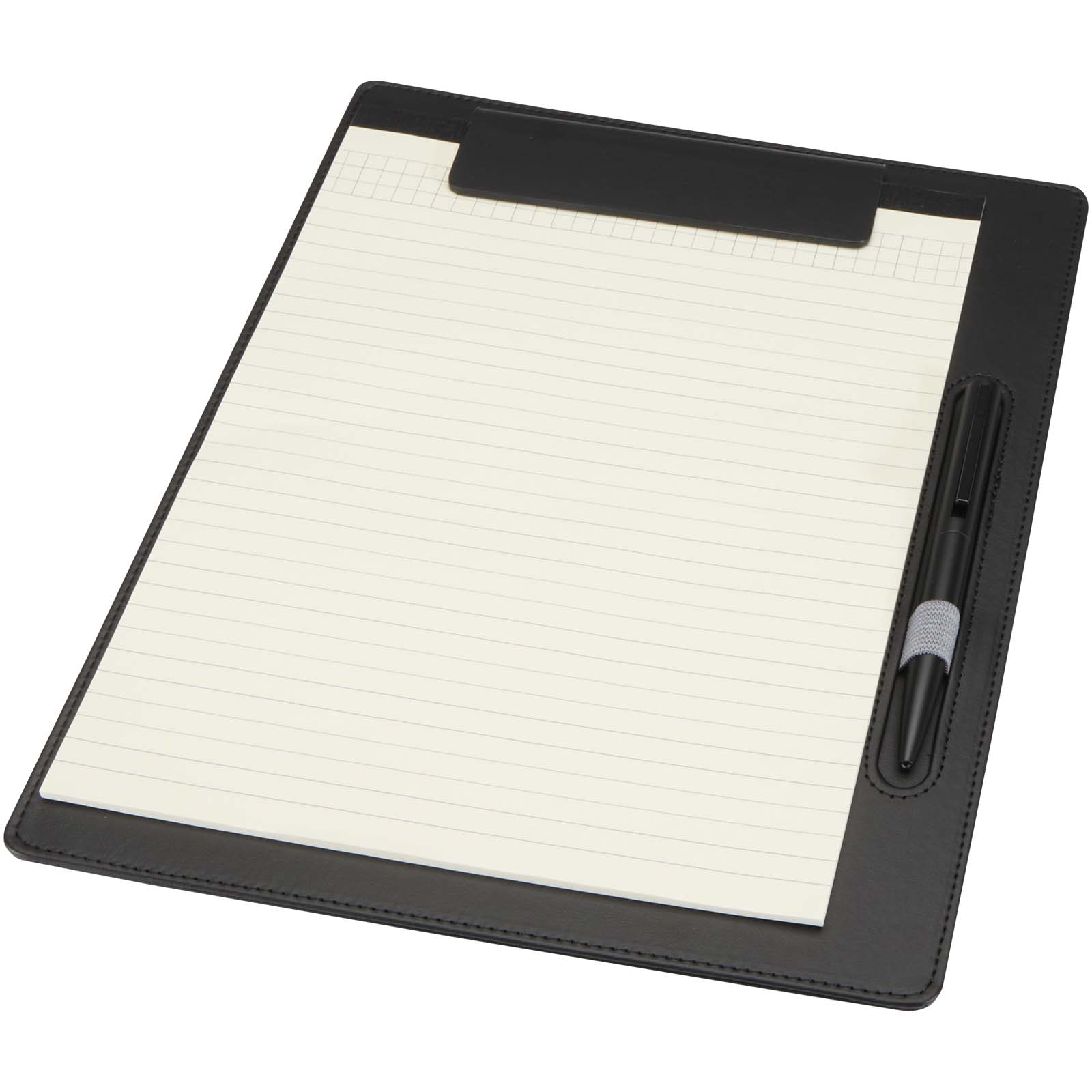 Advertising Other Pens & Writing Accessories - Clast A4 clipboard with magnetic closure and RCS recycled ballpoint pen (black ink)