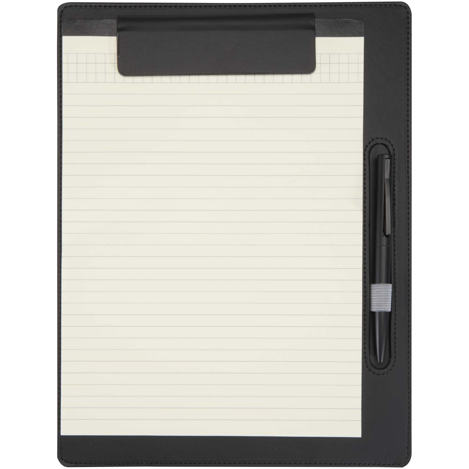 Advertising Other Pens & Writing Accessories - Clast A4 clipboard with magnetic closure and RCS recycled ballpoint pen (black ink) - 1