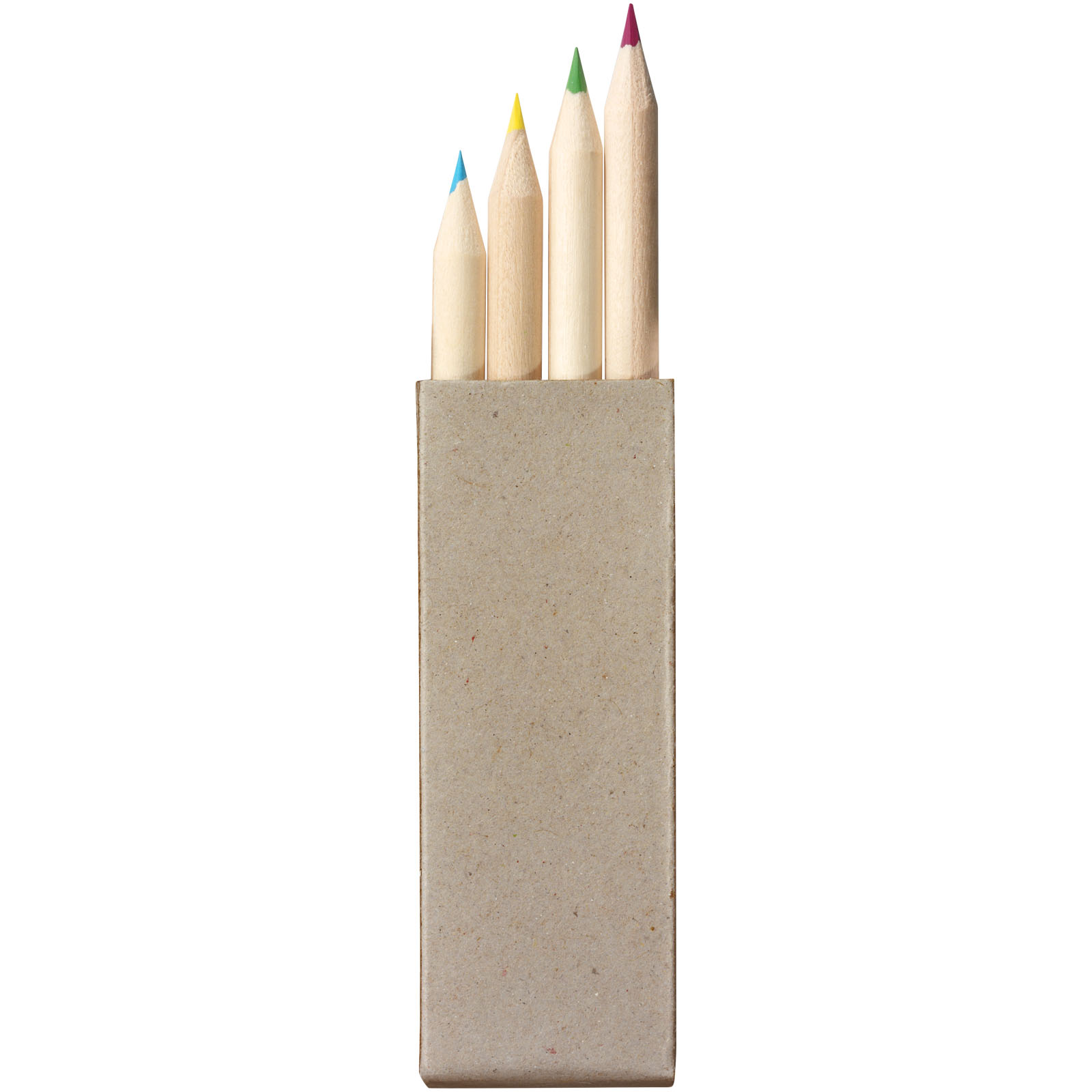 Sets de coloriage publicitaires - Set de 4 crayons de couleur Tullik - 2