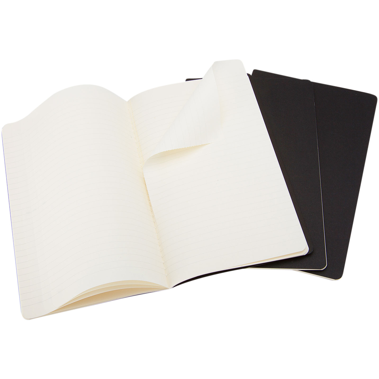 Bloc-notes couverture souple publicitaires - Journal Cahier L - réglé - 4