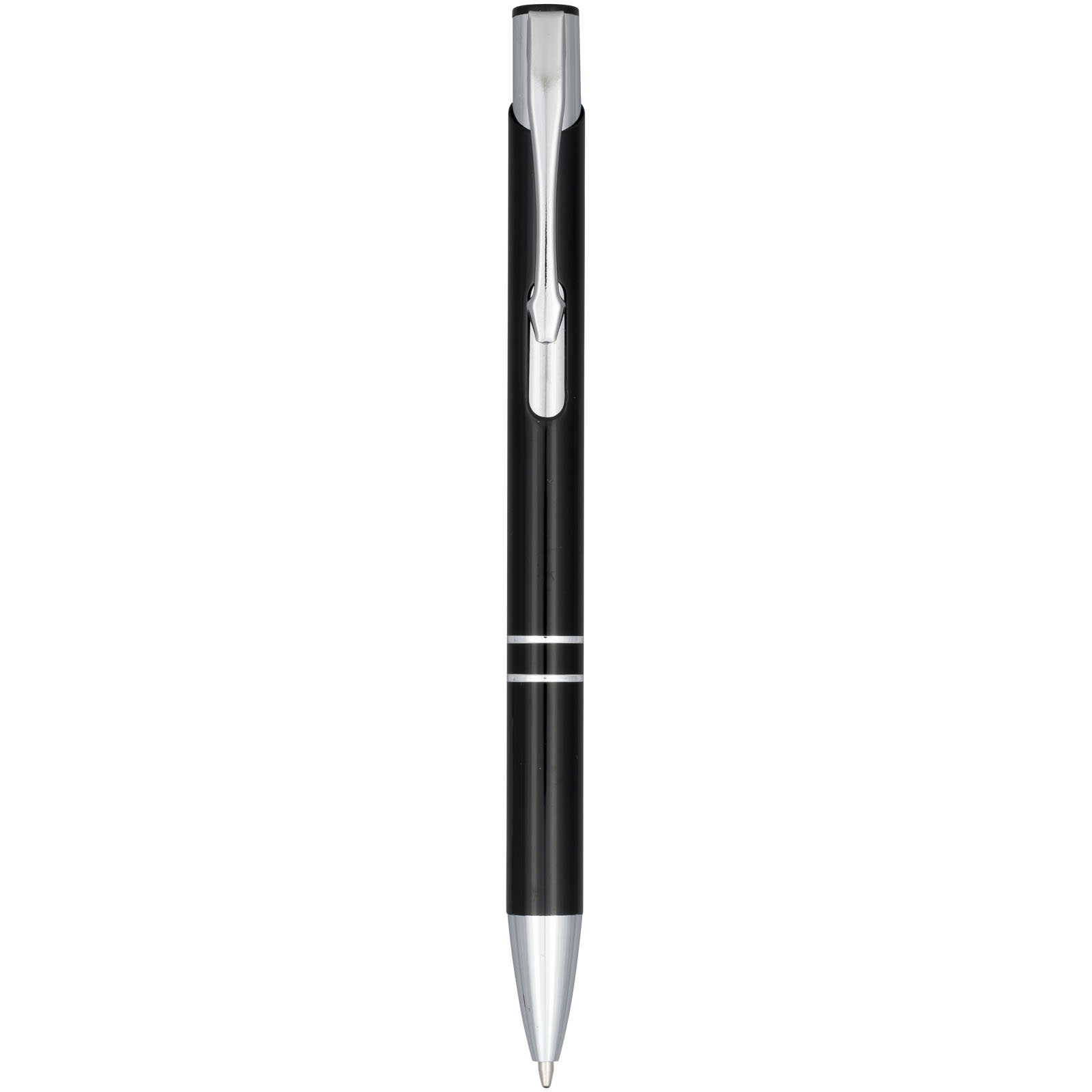 Advertising Ballpoint Pens - Moneta anodized aluminium click ballpoint pen - 0