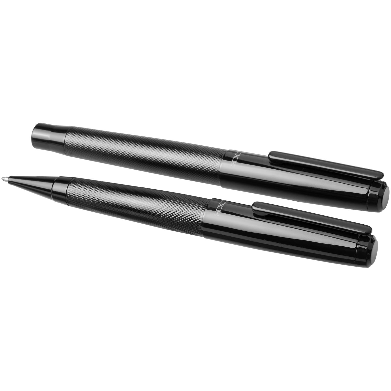 Parure de stylos publicitaires - Coffret cadeau stylo duo Gloss - 4