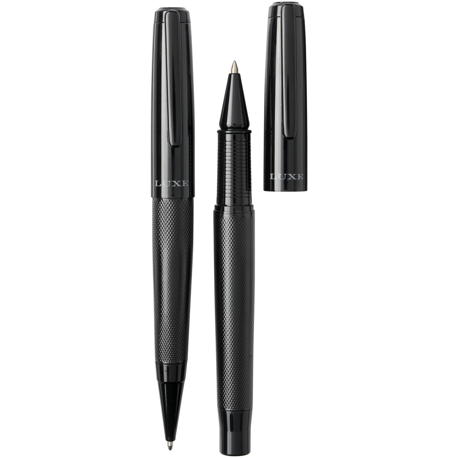 Parure de stylos publicitaires - Coffret cadeau stylo duo Gloss - 5