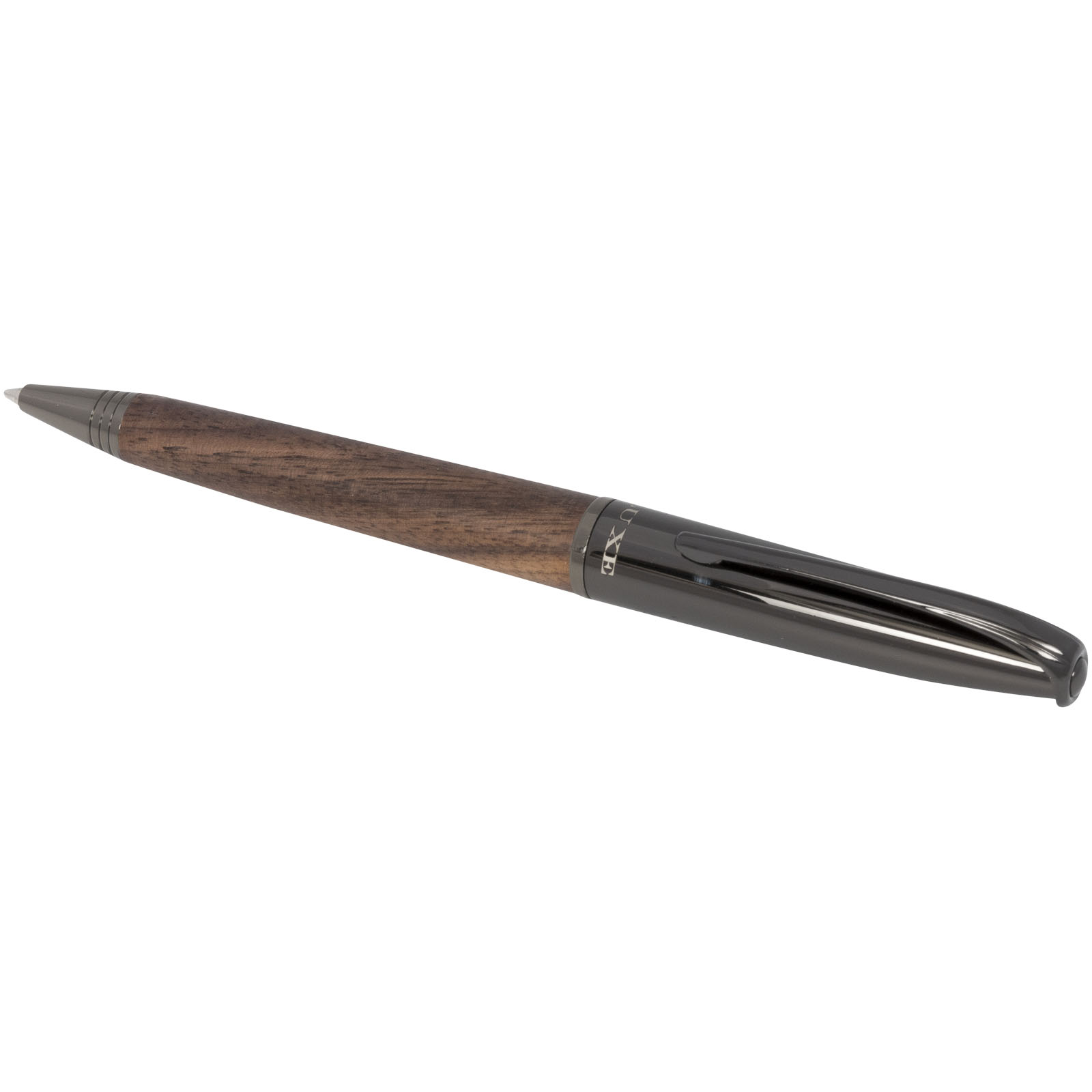 Advertising Ballpoint Pens - Loure wood barrel ballpoint pen - 3