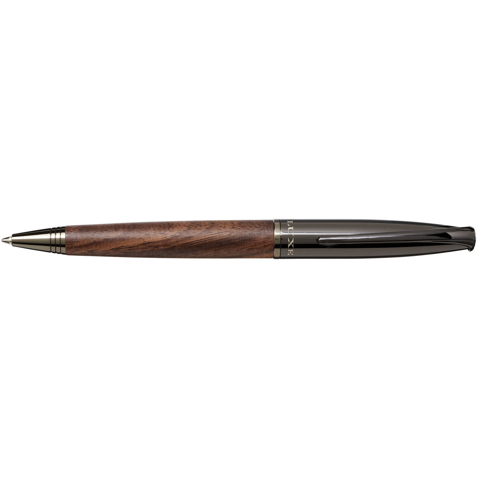 Advertising Ballpoint Pens - Loure wood barrel ballpoint pen - 2