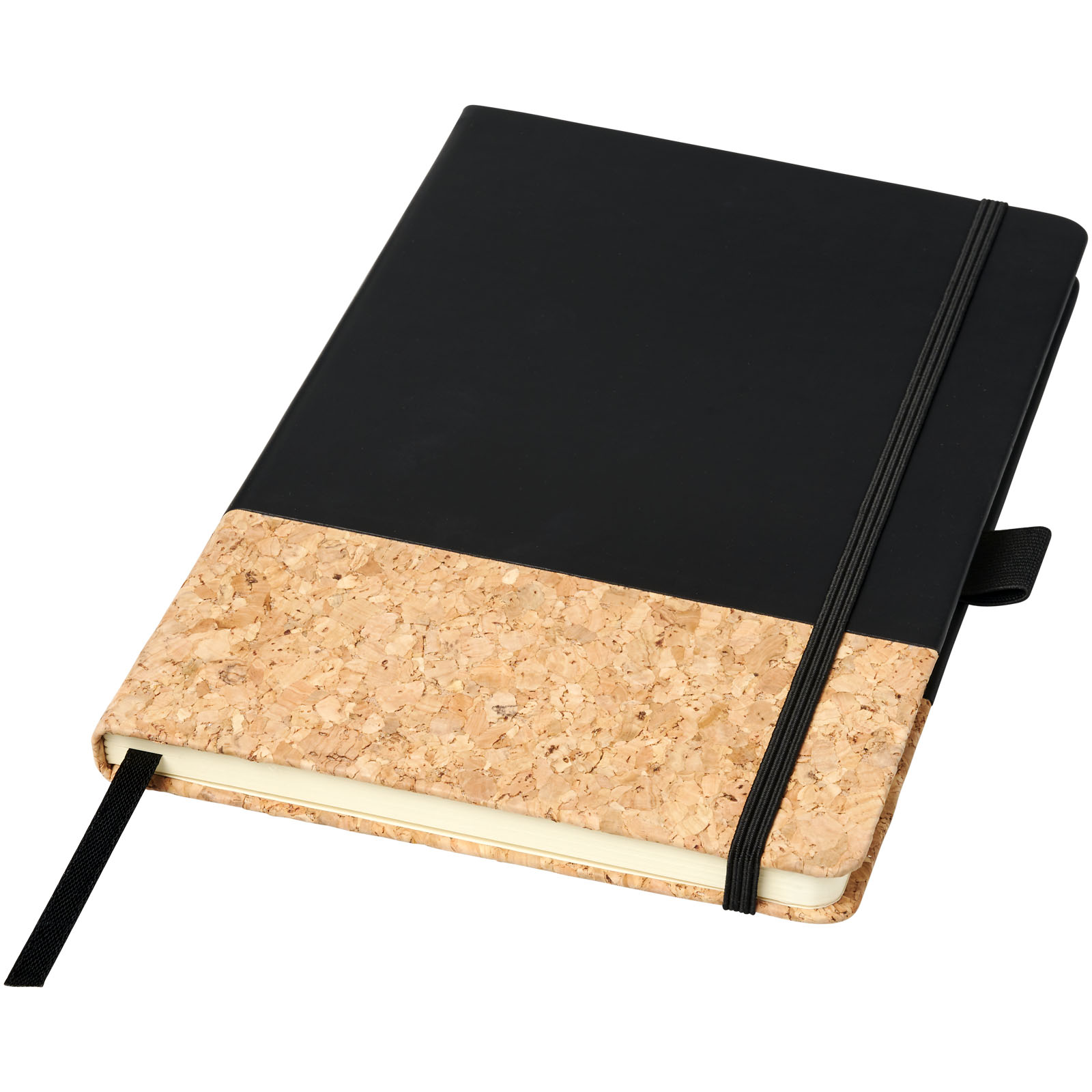Hard cover notebooks - Evora A5 cork thermo PU notebook