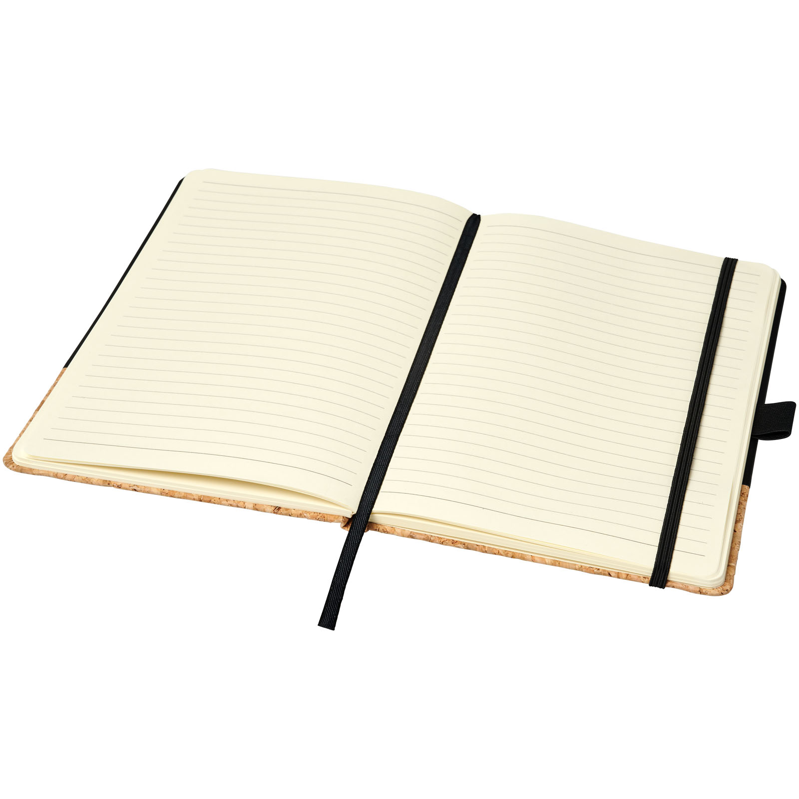 Advertising Hard cover notebooks - Evora A5 cork thermo PU notebook - 3