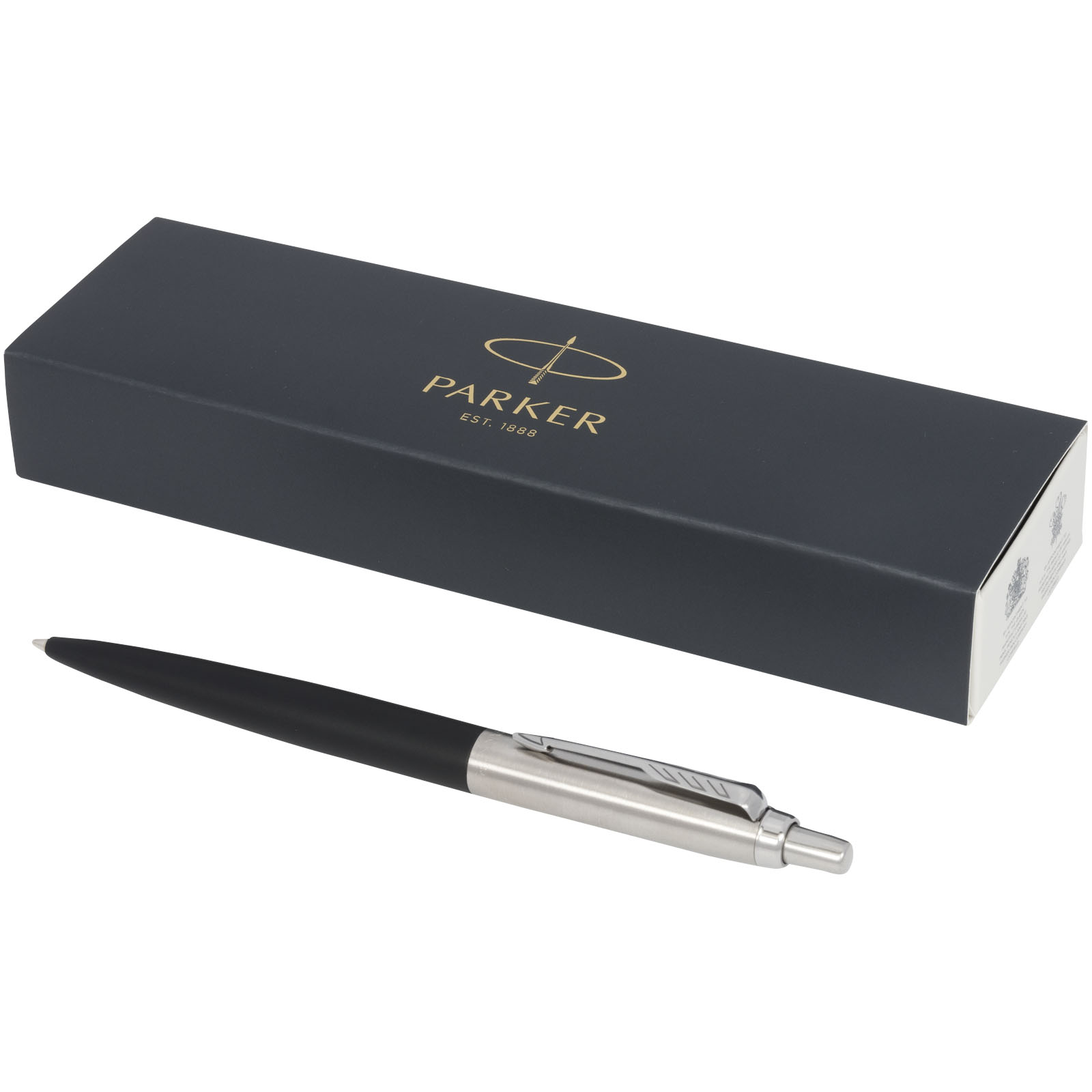 Stylos-bille publicitaires - Stylo bille mat Jotter XL  Parker avec finitions chrome - 0