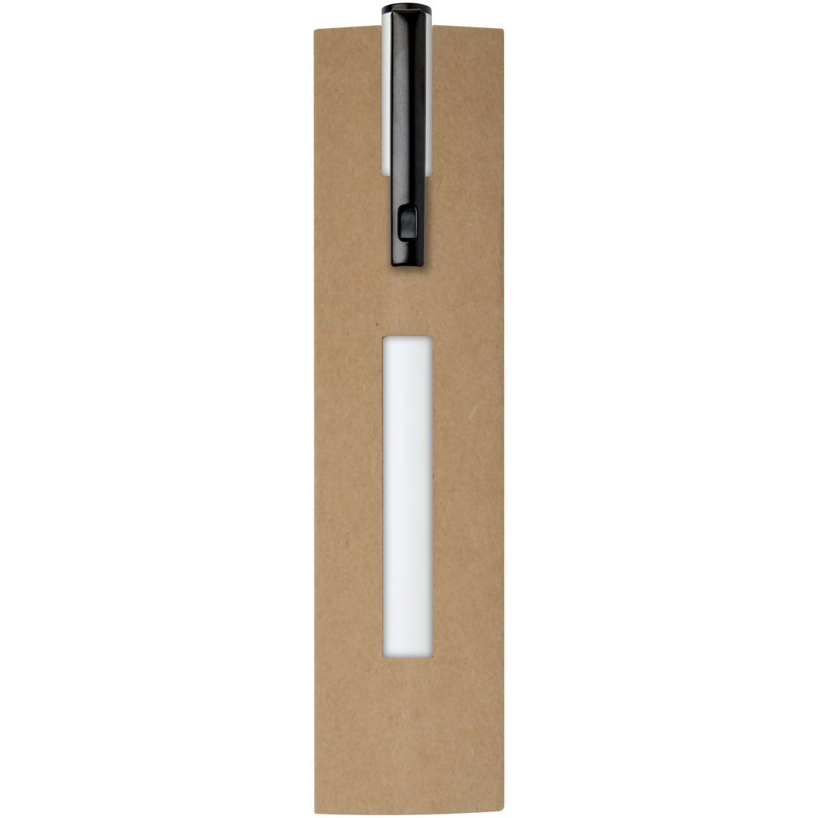 Stylos-bille publicitaires - Stylo à bille à ressort en aluminium recyclé Verton avec capuchon (encre bleue) - 1