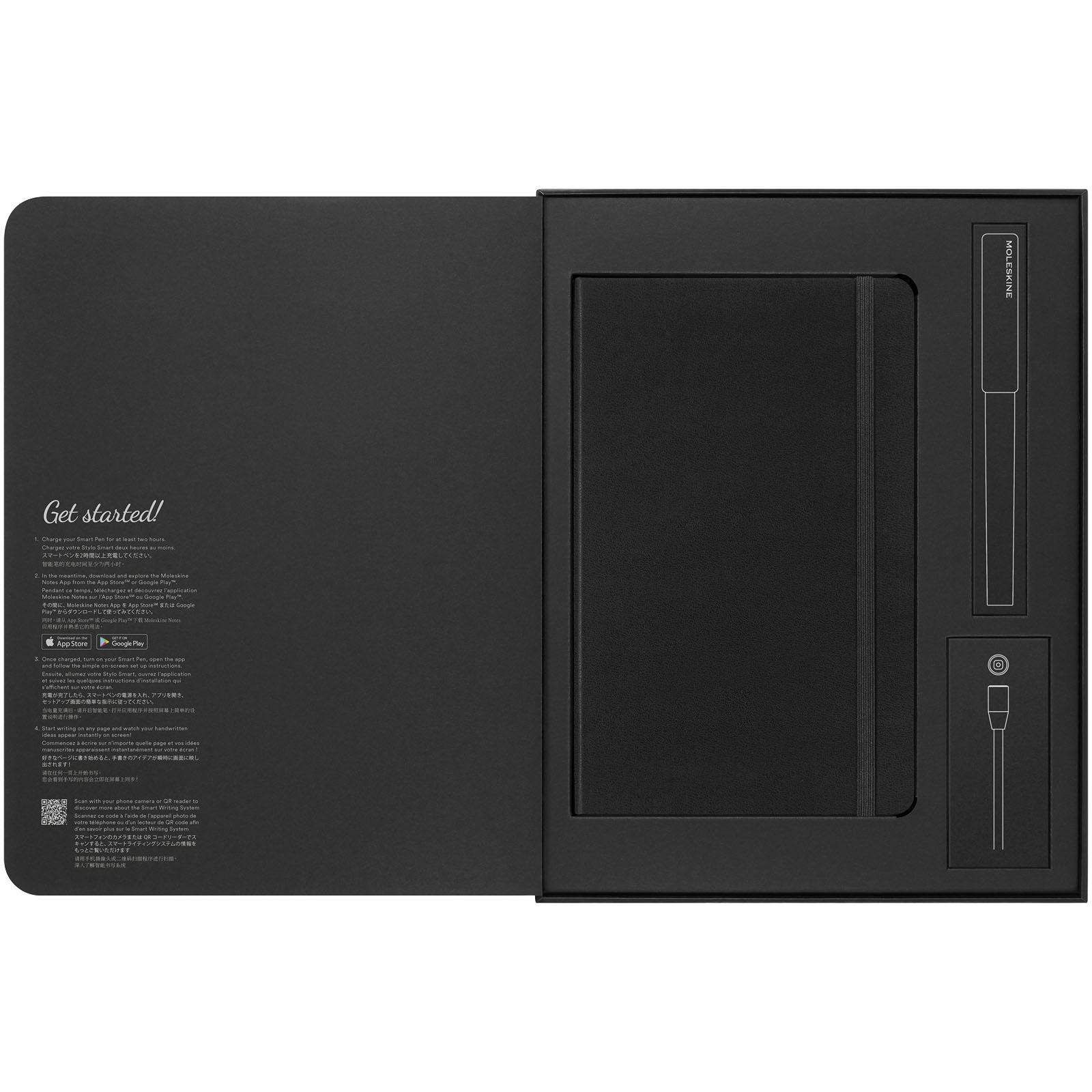 Gadgets publicitaires - Moleskine Parure Smart - 2