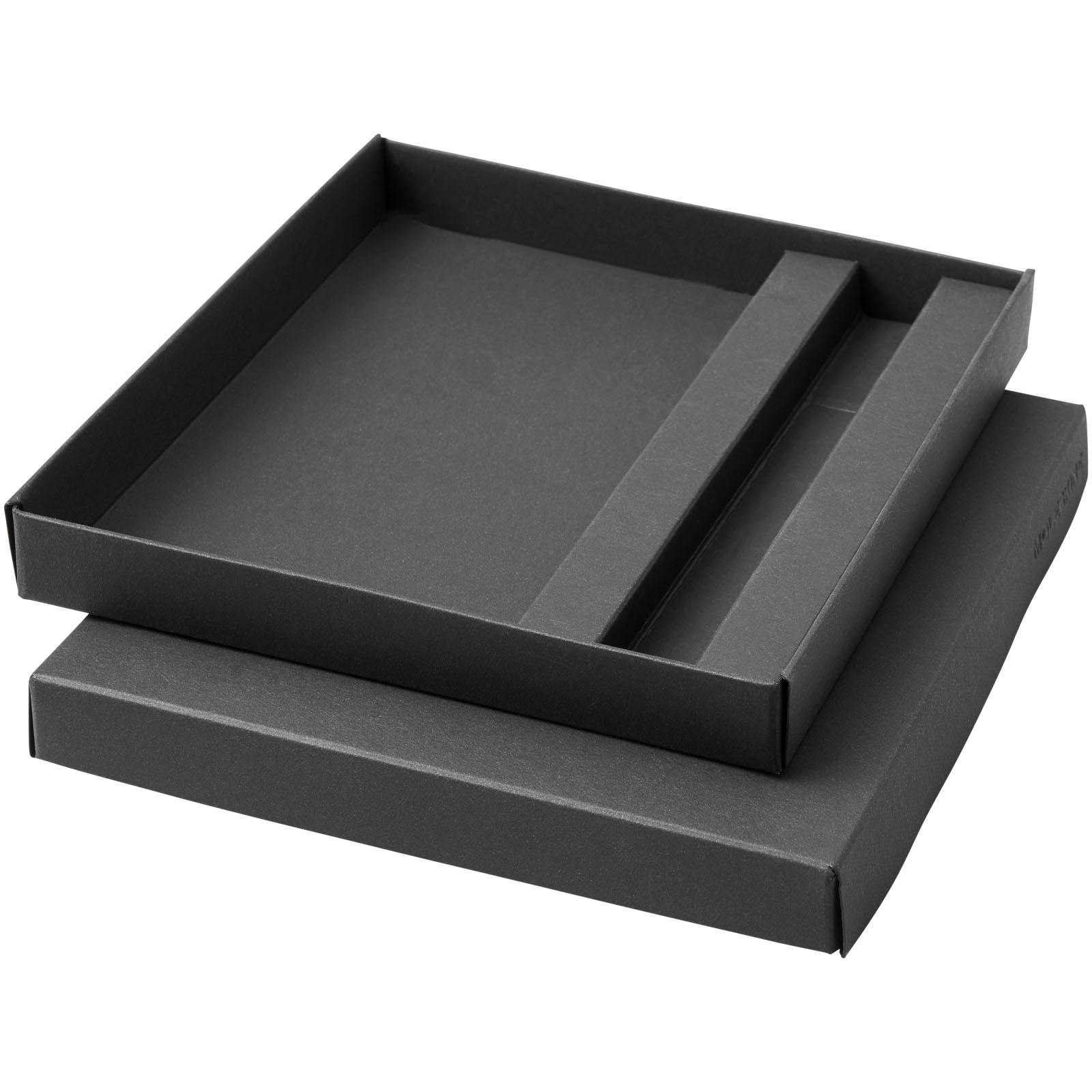 Bloc-notes couverture rigide publicitaires - Ensemble coffret cadeau de poche (carnet + stylo) - 3