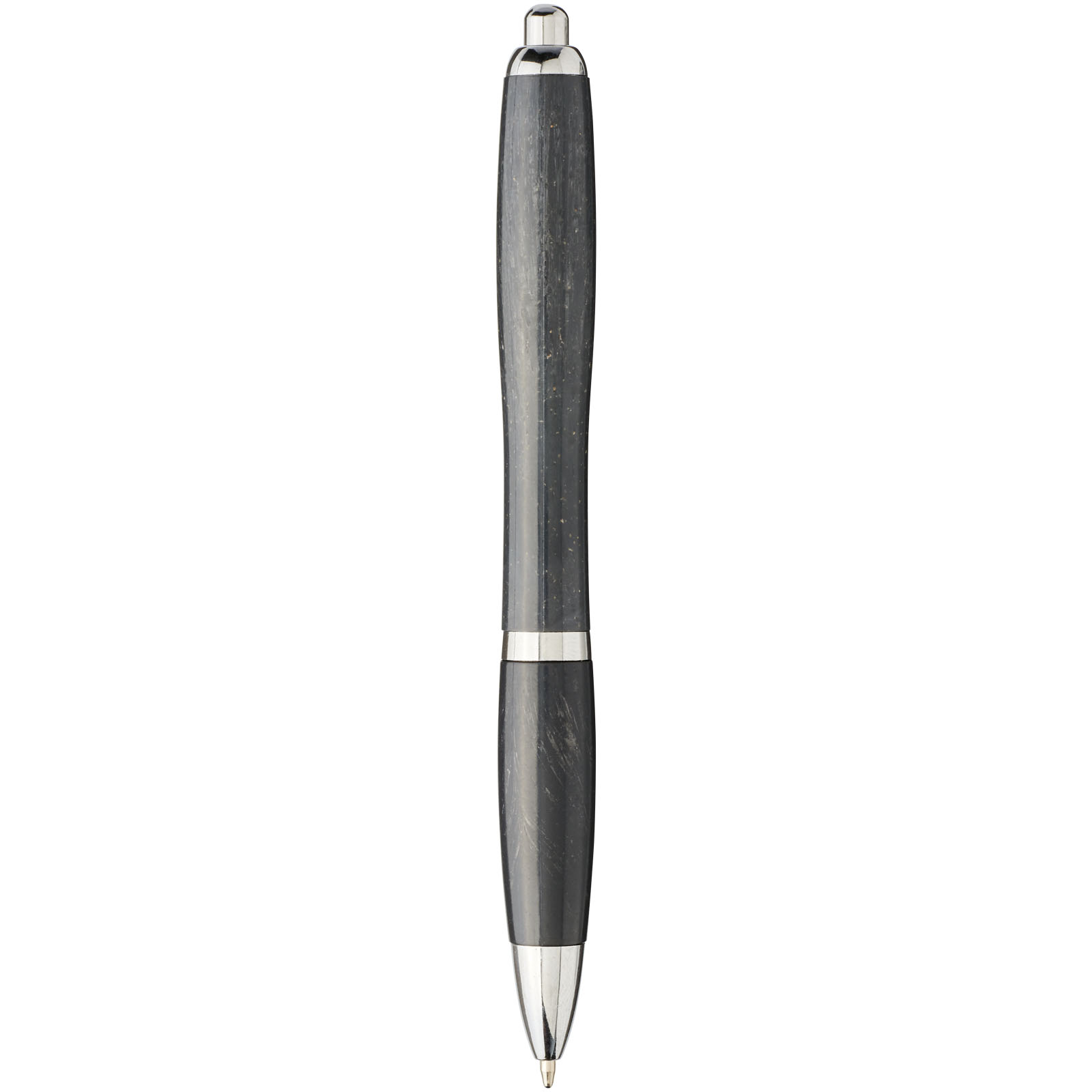 Advertising Ballpoint Pens - Nash wheat straw chrome tip ballpoint pen - 2