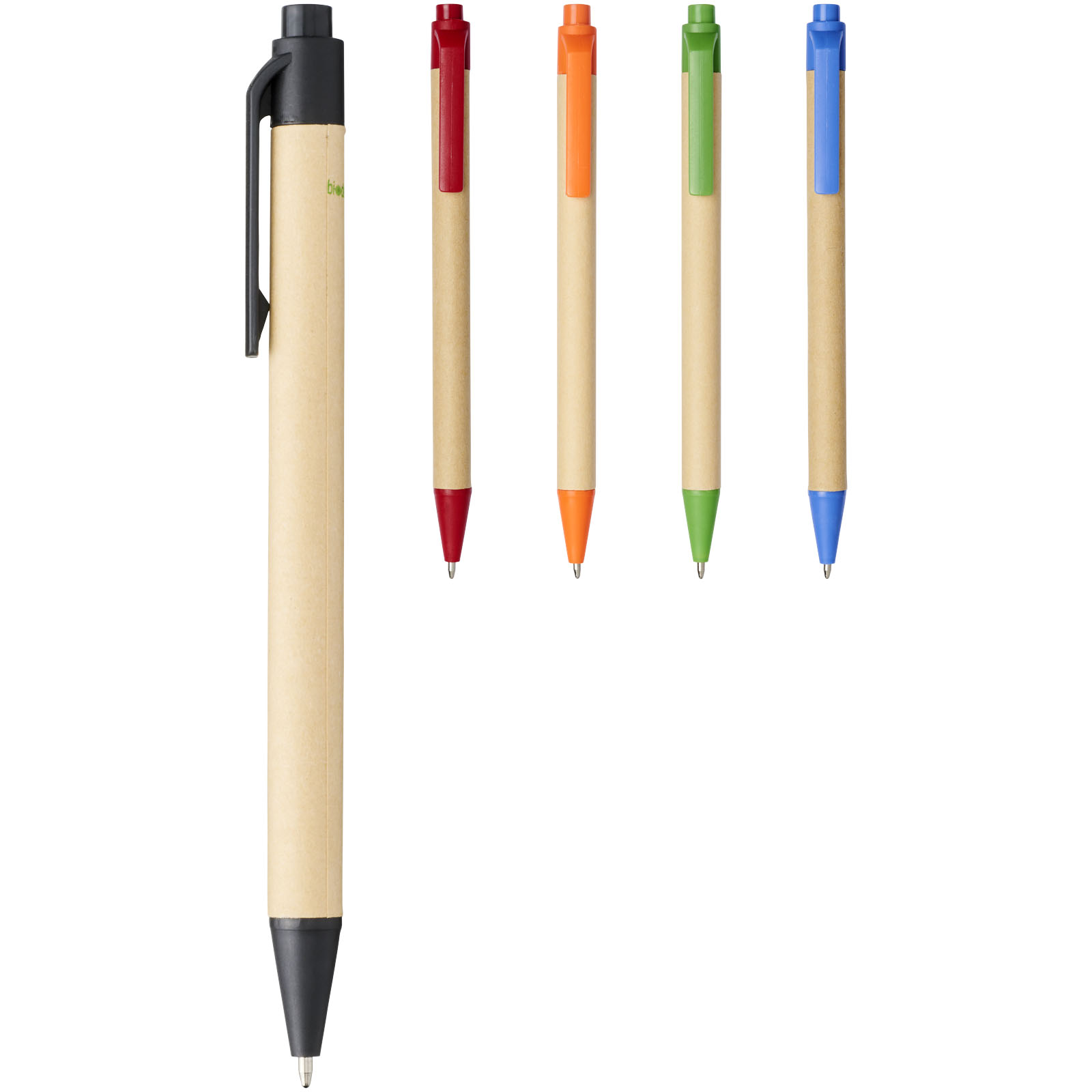 Advertising Ballpoint Pens - Berk recycled carton and corn plastic ballpoint pen - 0