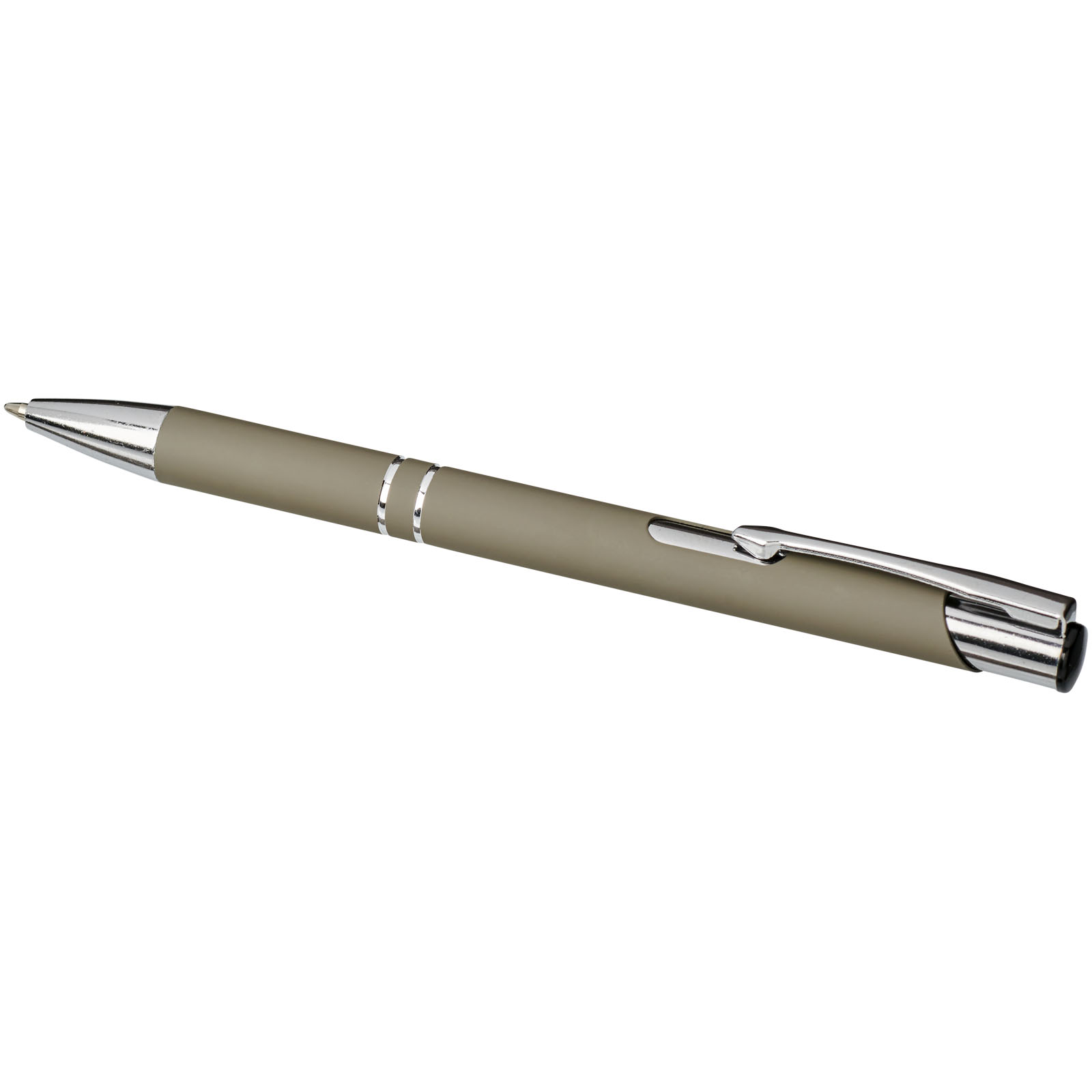 Advertising Ballpoint Pens - Moneta soft touch click ballpoint pen - 2