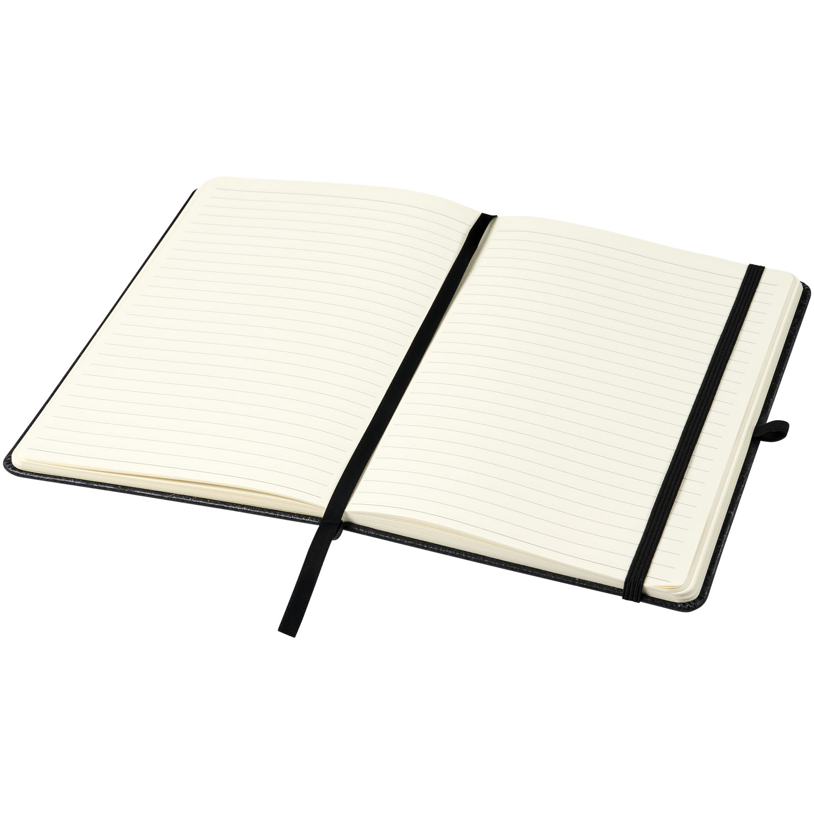 Advertising Hard cover notebooks - Atlana leather pieces notebook - 3